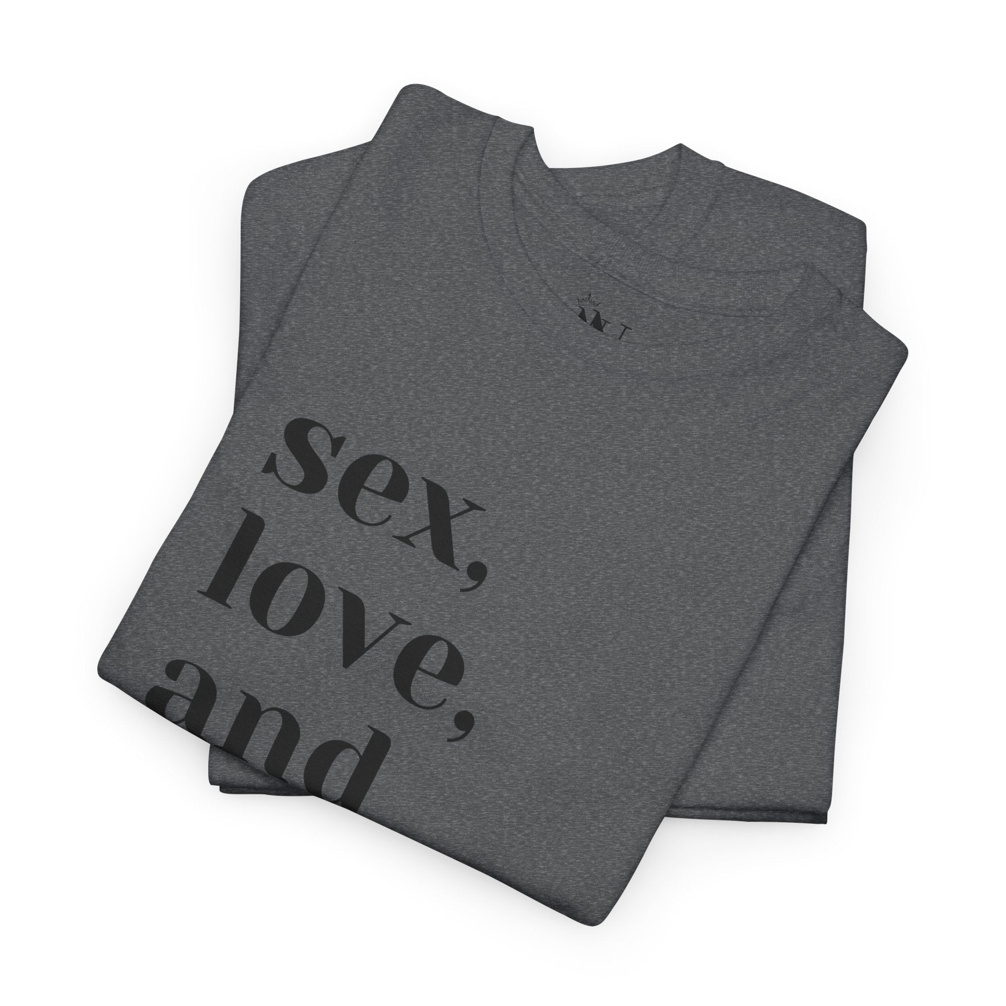 Sex Peace Love | Mix & Match 100% Cotton Unisex Fun-Flirty Lovers’ Tees