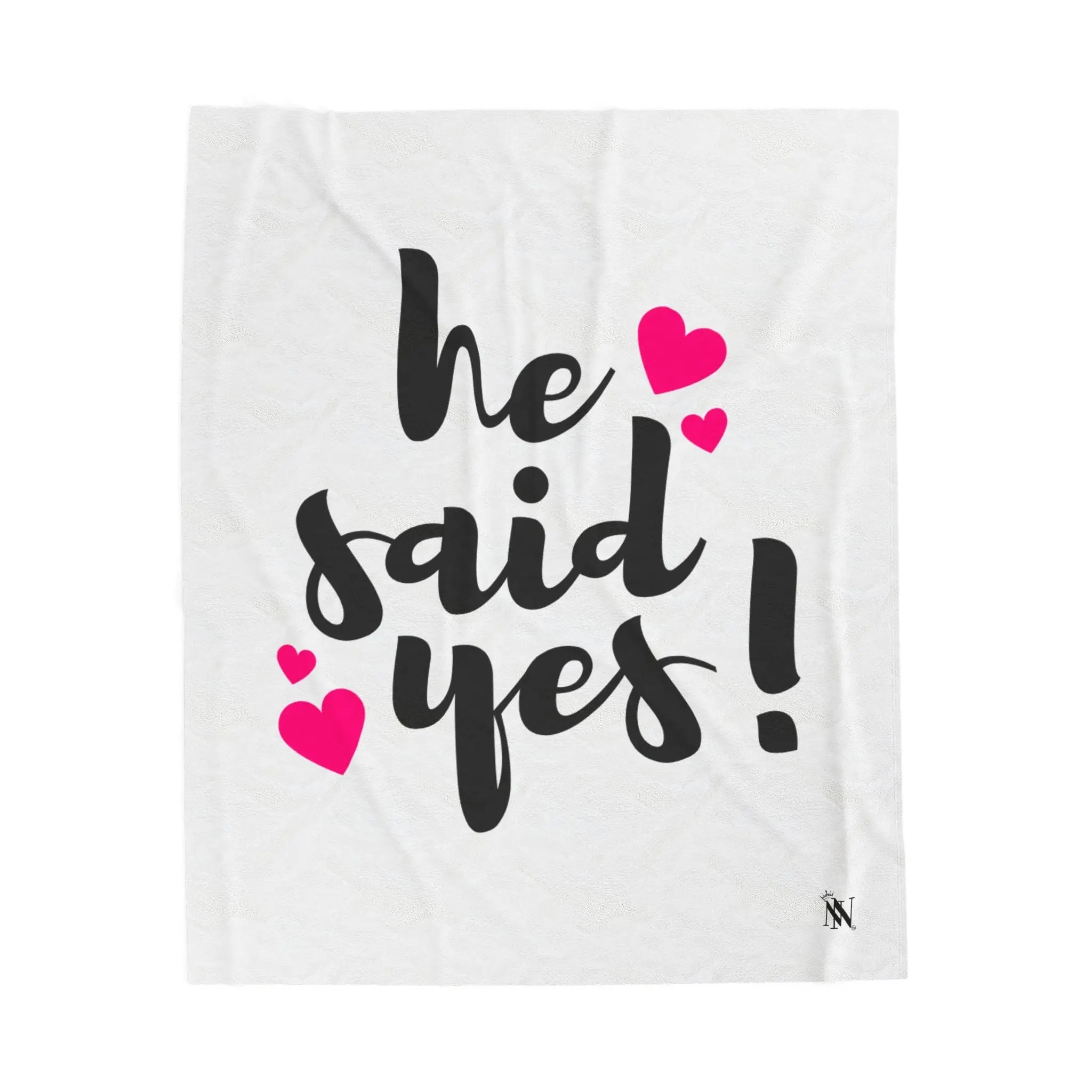 He Said Yes! | Mix & Match Soft Fun-Flirty Lovers’ Blankets