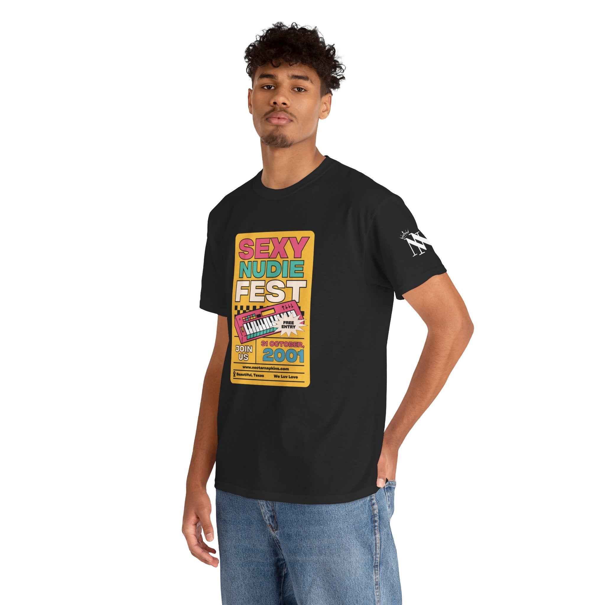 Sexy Nude Fest | Mix & Match 100% Cotton Unisex Fun-Flirty Lovers’ Tees