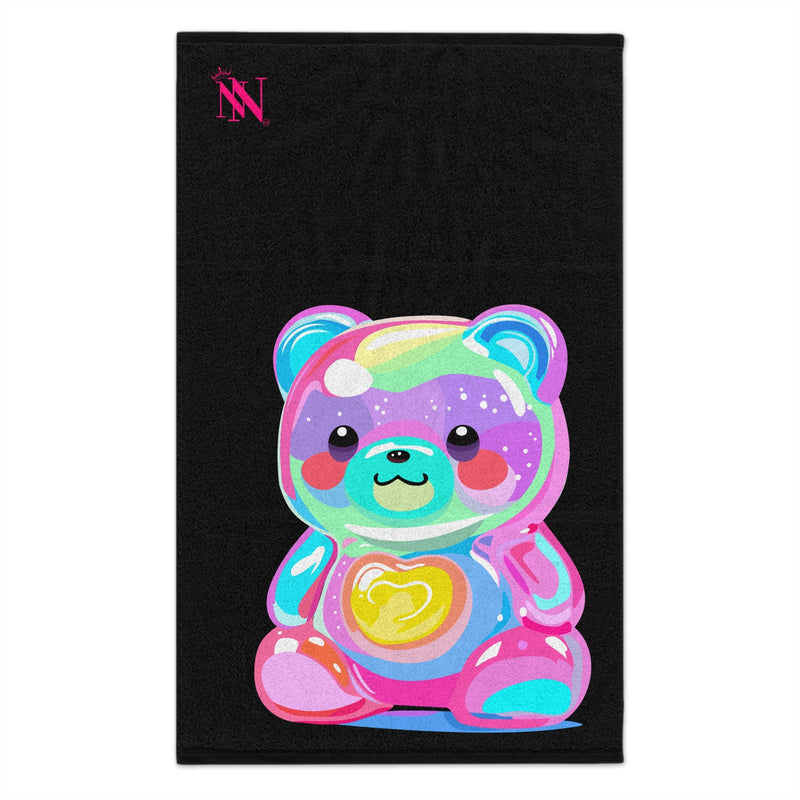 Yummy Bear Black | Mix & Match Soft Fun-Flirty Lovers’ Towels