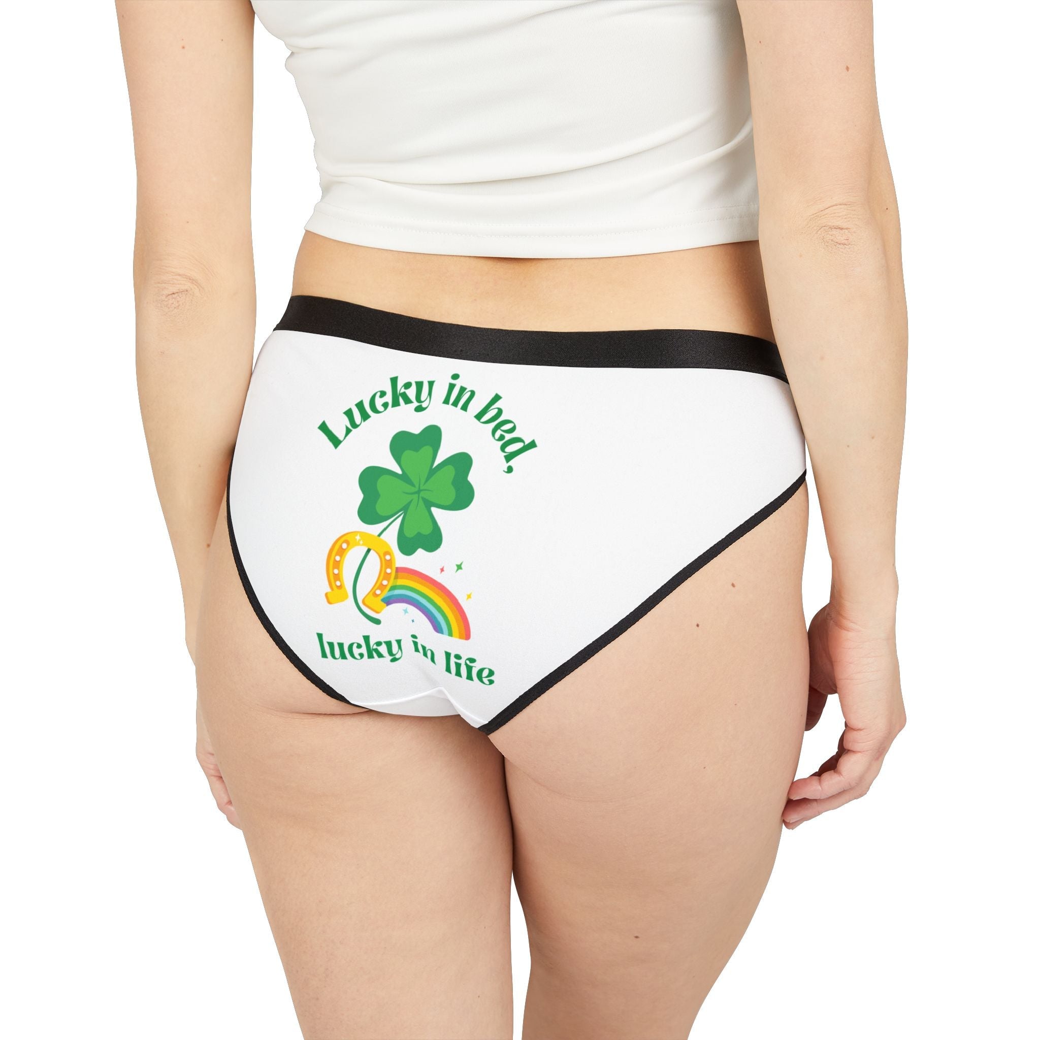 Lucky in Bed Lucky in Life St. Patrick’s Day Sex Gifts Funky Women’s Panties
