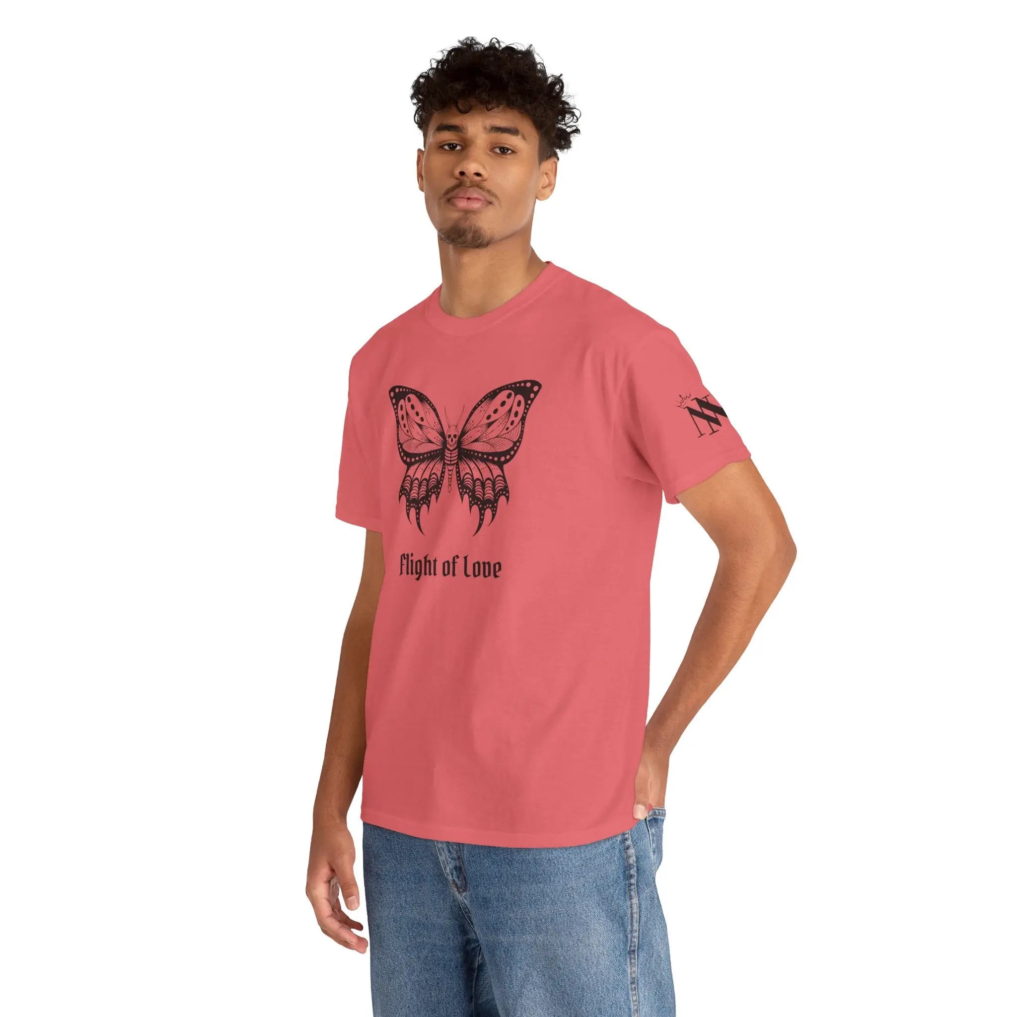 Flight of Love Skull Butterfly 100% Cotton T-Shirt