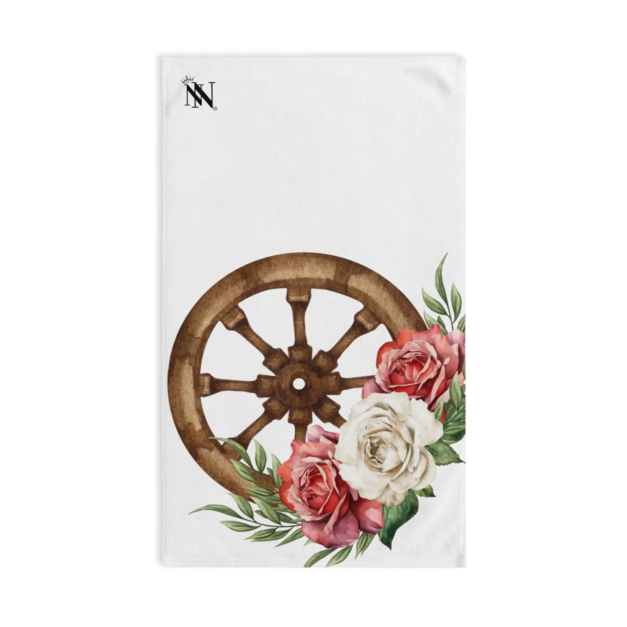 Wagon Wheel & Roses | Mix & Match Original Fun-Flirty Lovers’ Towels