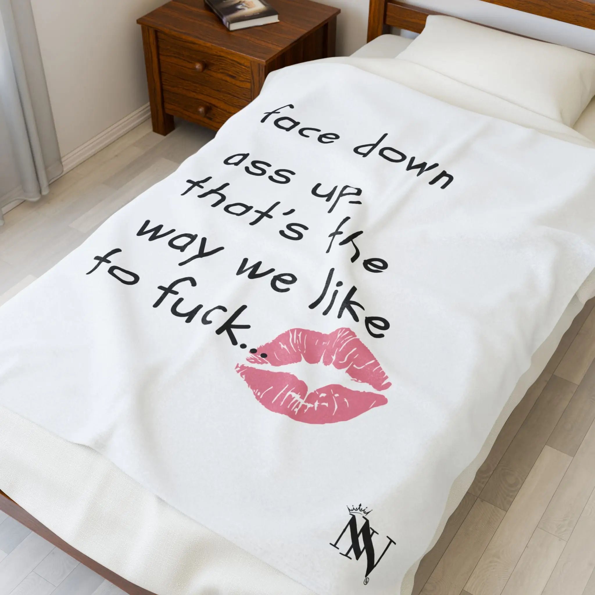 Ass Up | Mix & Match Velveteen Fun-Flirty Lovers’ Blankets