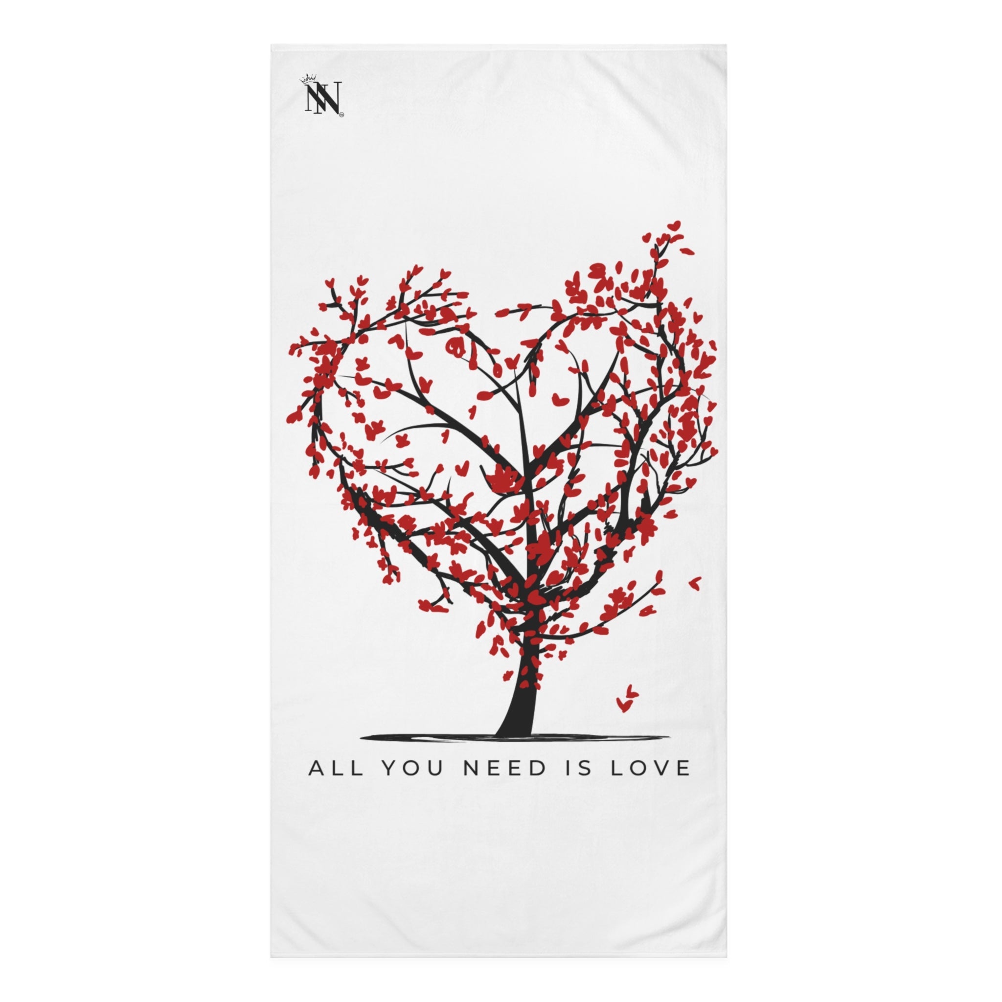 All You Need is Love Tree | Mix & Match XL Fun-Flirty Lovers’ Towels