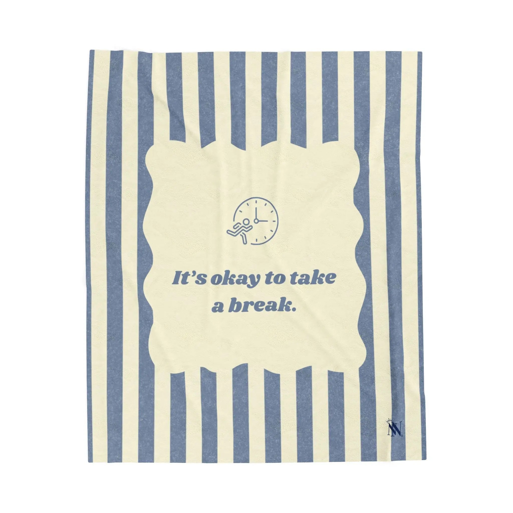 It’s Okay to Take a Break Lovers’ Silky Soft Blanket