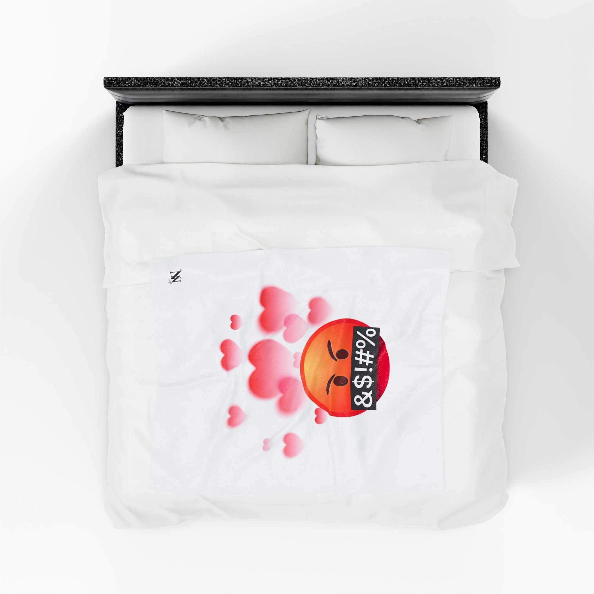 WTF? Love Emoji | Mix & Match Soft Fun-Flirty Lovers’ Blankets