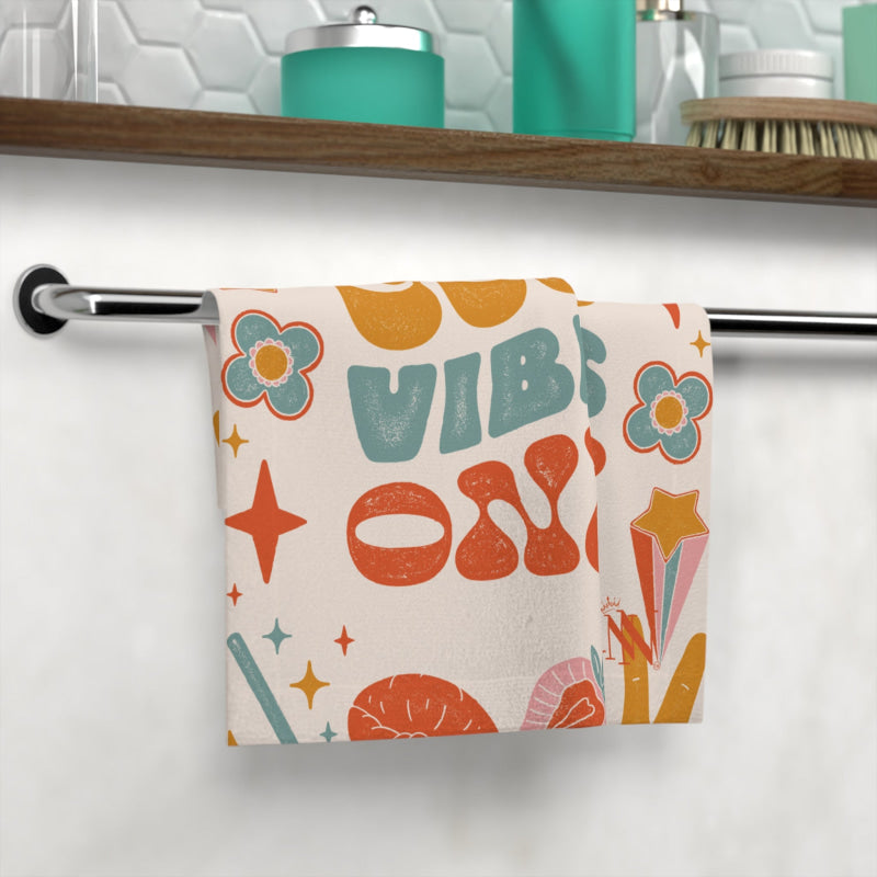 Vintage Boho Good Vibes Only | Mix & Match Lils’ Fun-Flirty Lovers’ Towels