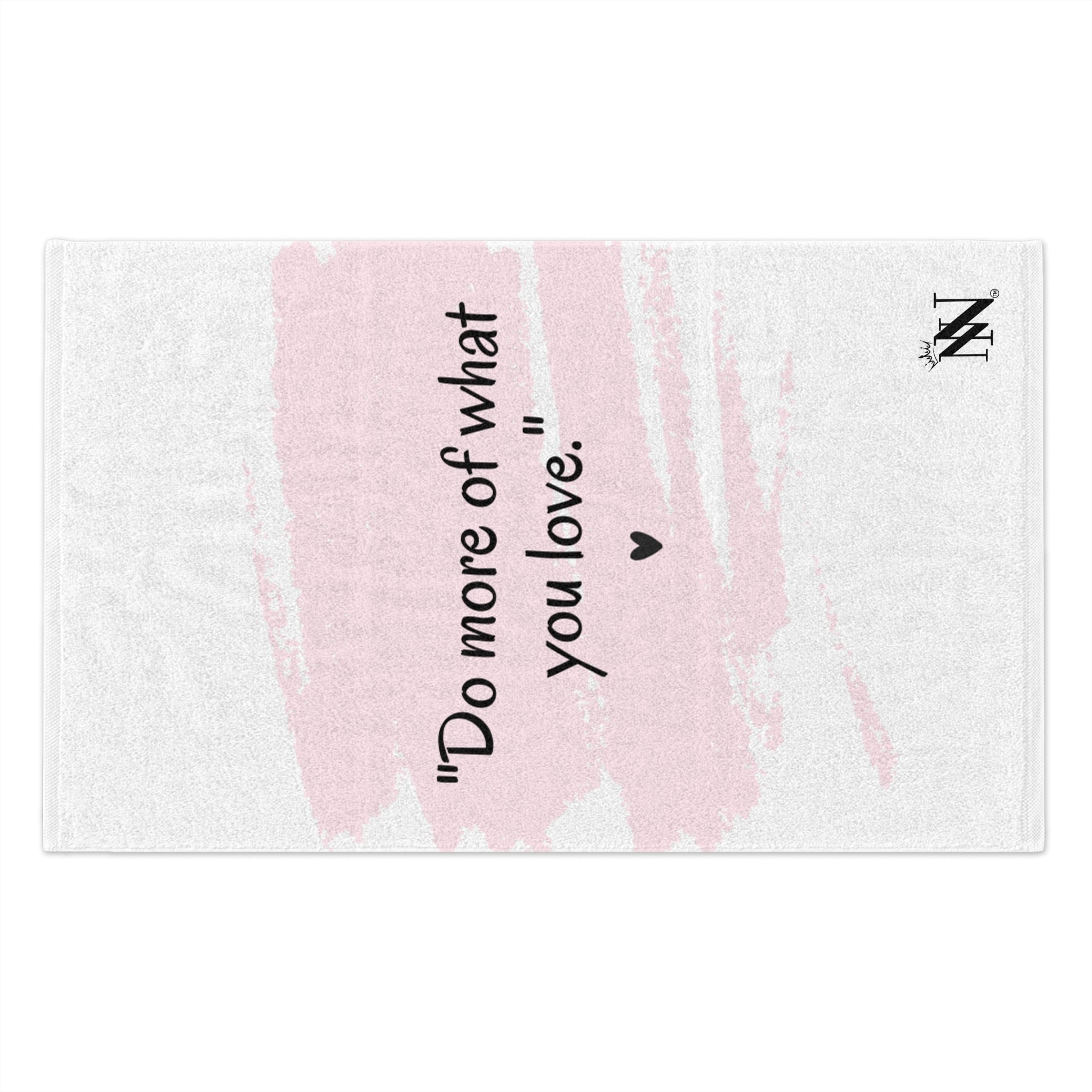 Do More of What You Love | Mix & Match Soft Fun-Flirty Lovers’ Towels