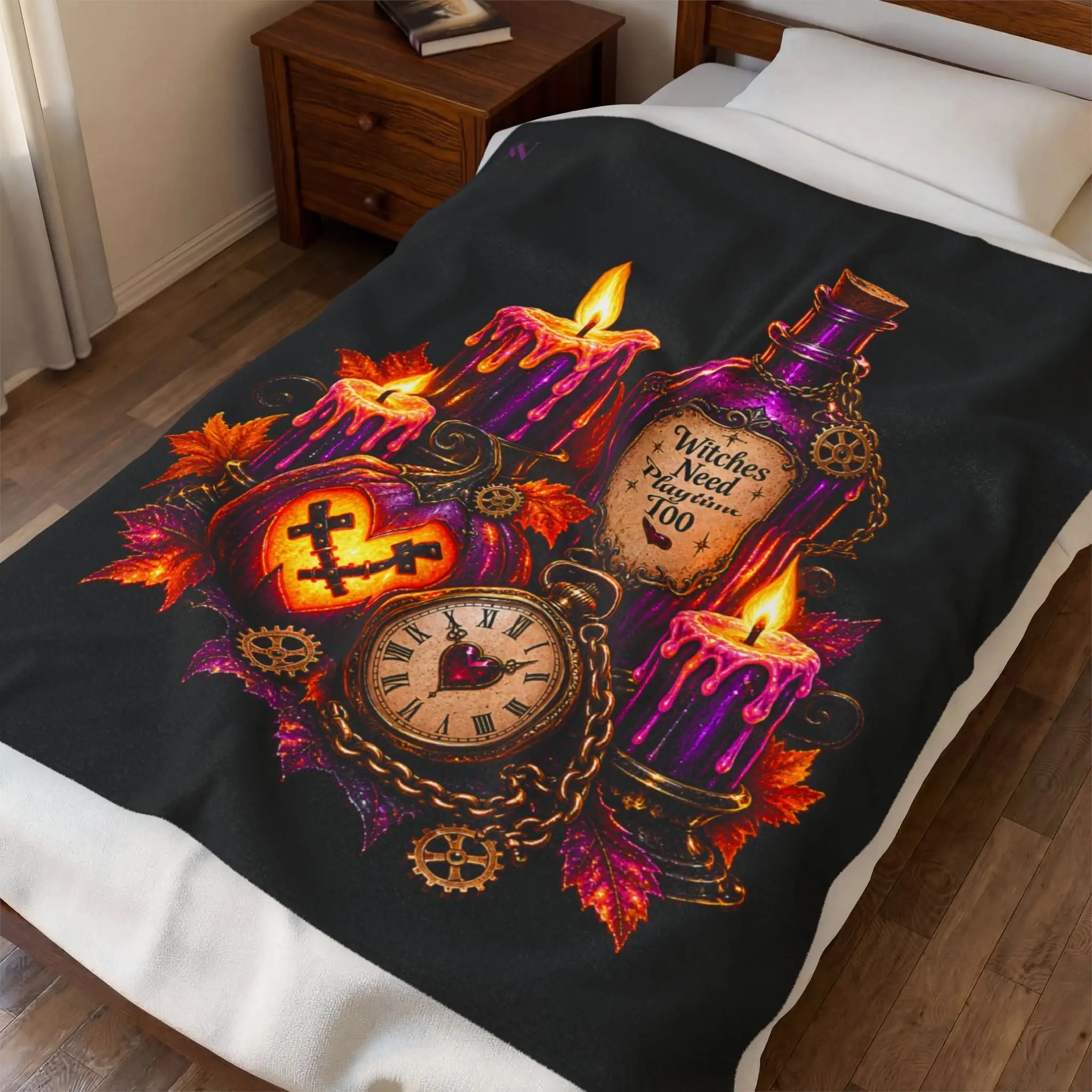 Witches Need Playtime Too Lovers’ Blanket
