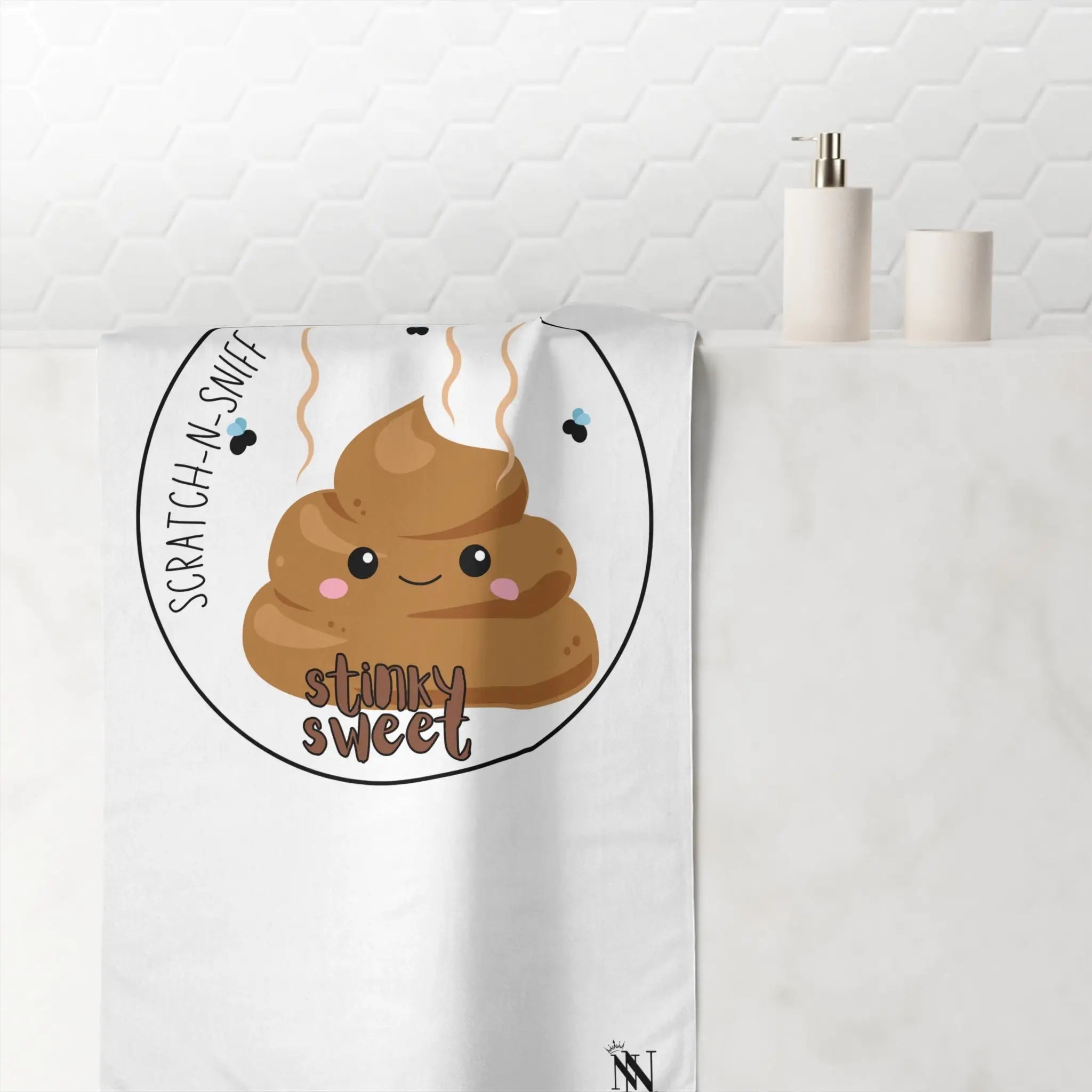 Stinky Sweet Scratch N Sniff | Mix & Match Naughty XL Fun-Flirty Lovers’ Towels