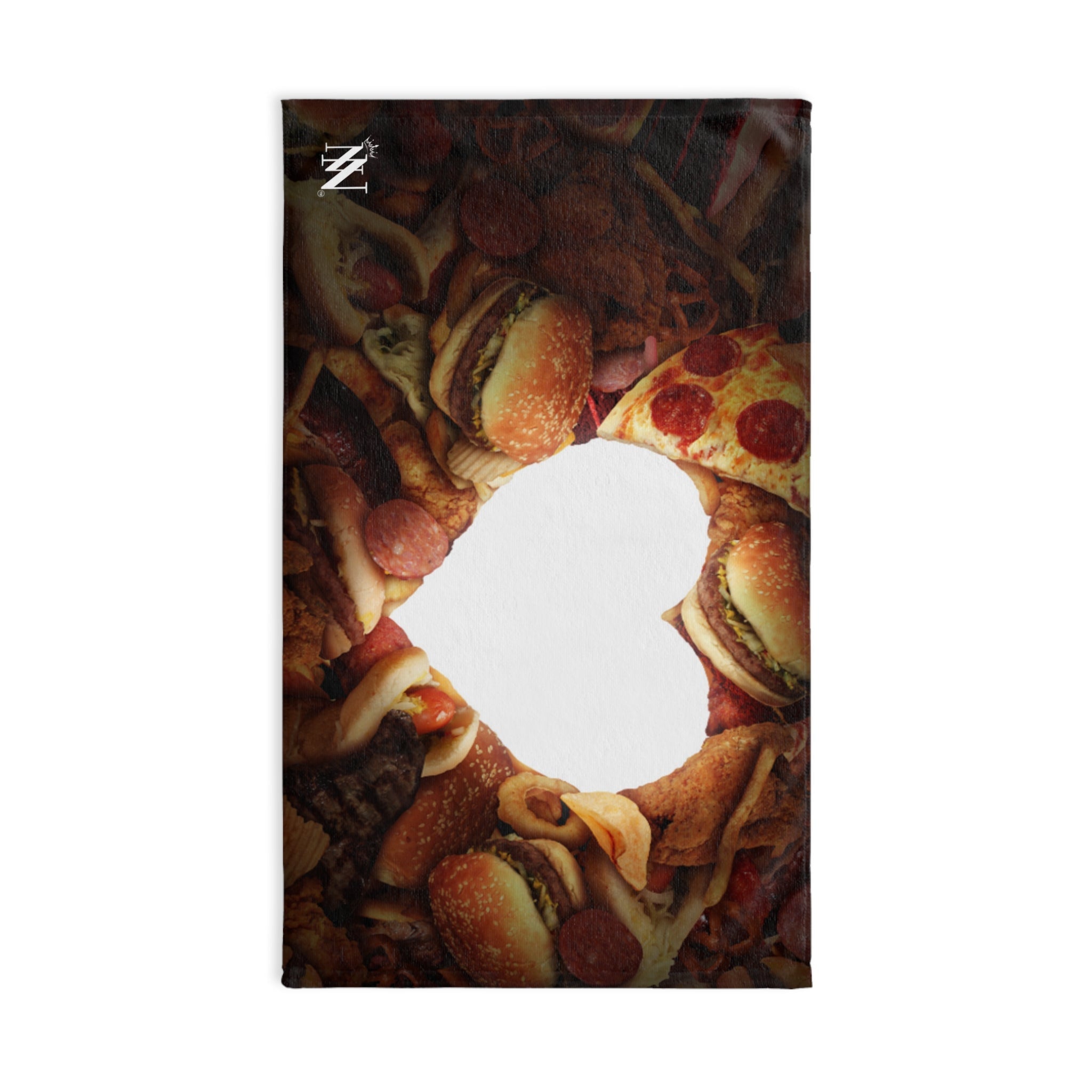 Fast Food Junkie Heart 3D Print | Mix & Match Original Fun-Flirty Lovers’ Towels