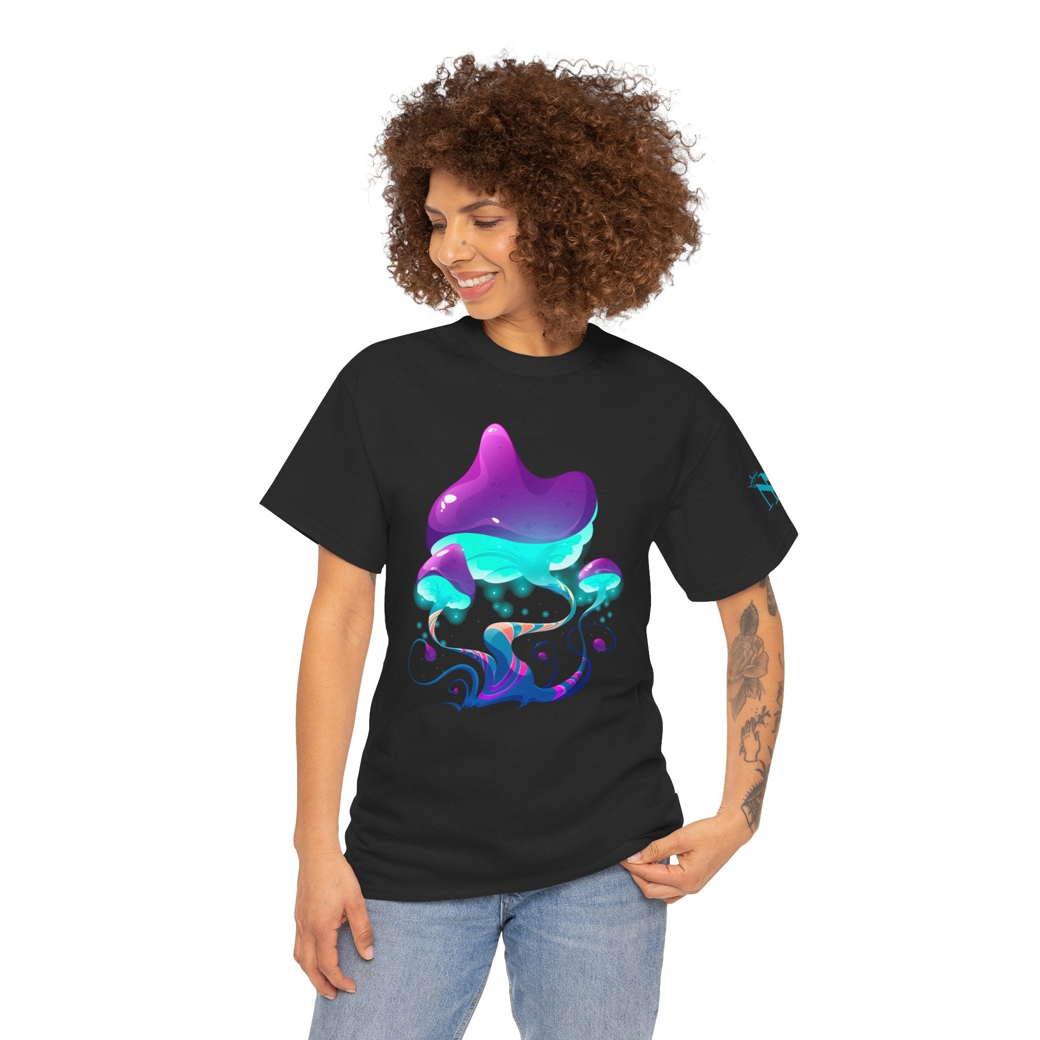 Mushroom Ecstasy | Mix & Match 100% Cotton Unisex Fun-Flirty Lovers’ Tees