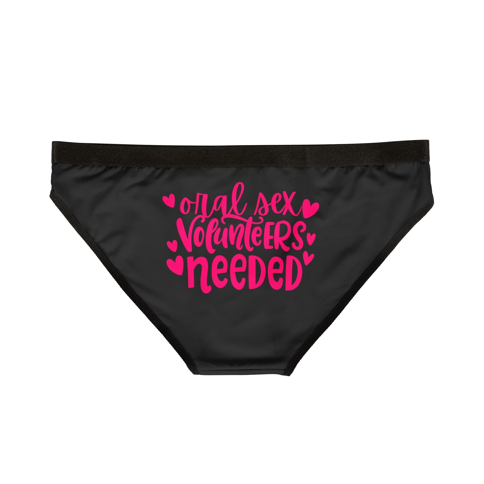 Oral Sex Volunteers Needed | Mix & Match Women’s Fun-Flirty Lovers’ Panties