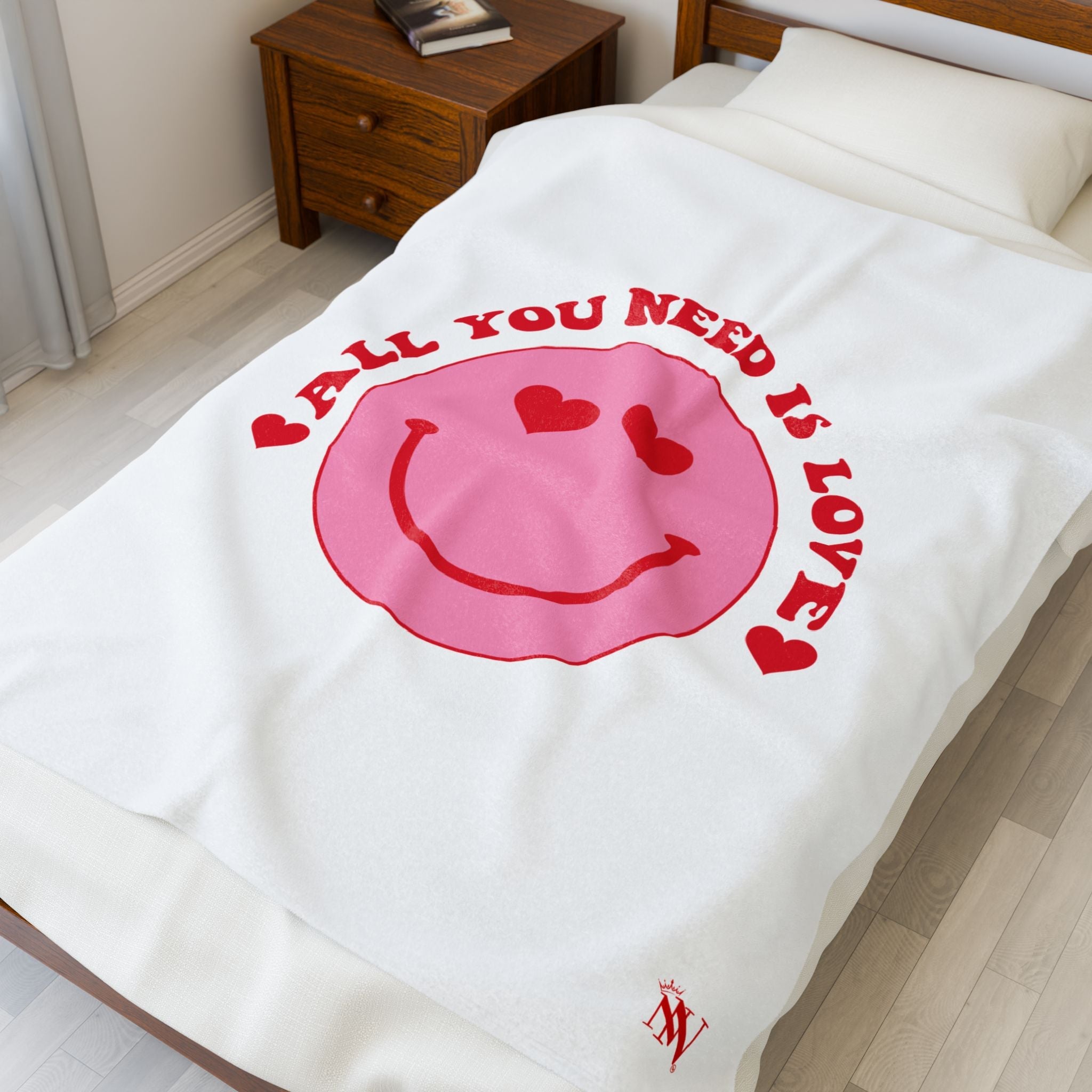 All You Need Is Love Emoji | Mix & Match Fun-Flirty Lovers’ Blankets