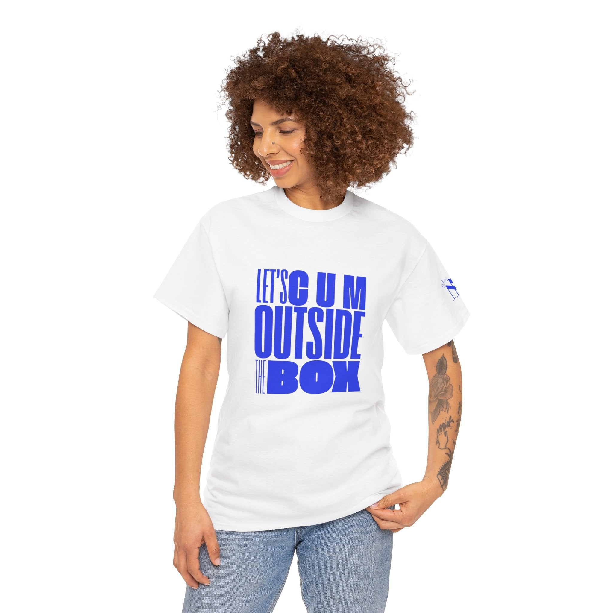 Cum Outside the Box | Mix & Match 100% Cotton Unisex Fun-Flirty Lovers’ Tees
