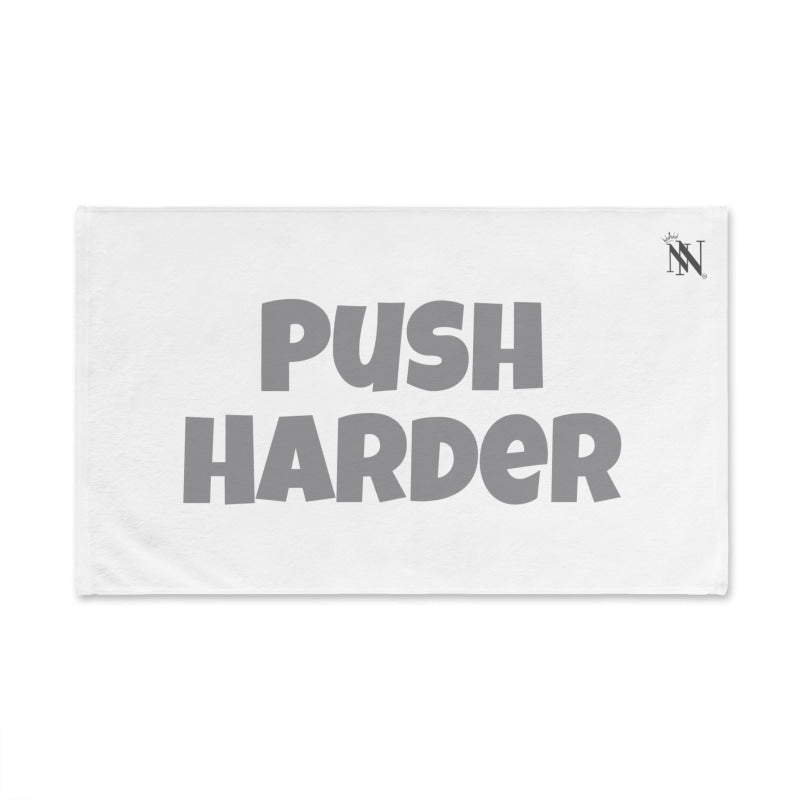 Push Harder Grey | Mix & Match Original Fun-Flirty Lovers’ Towels