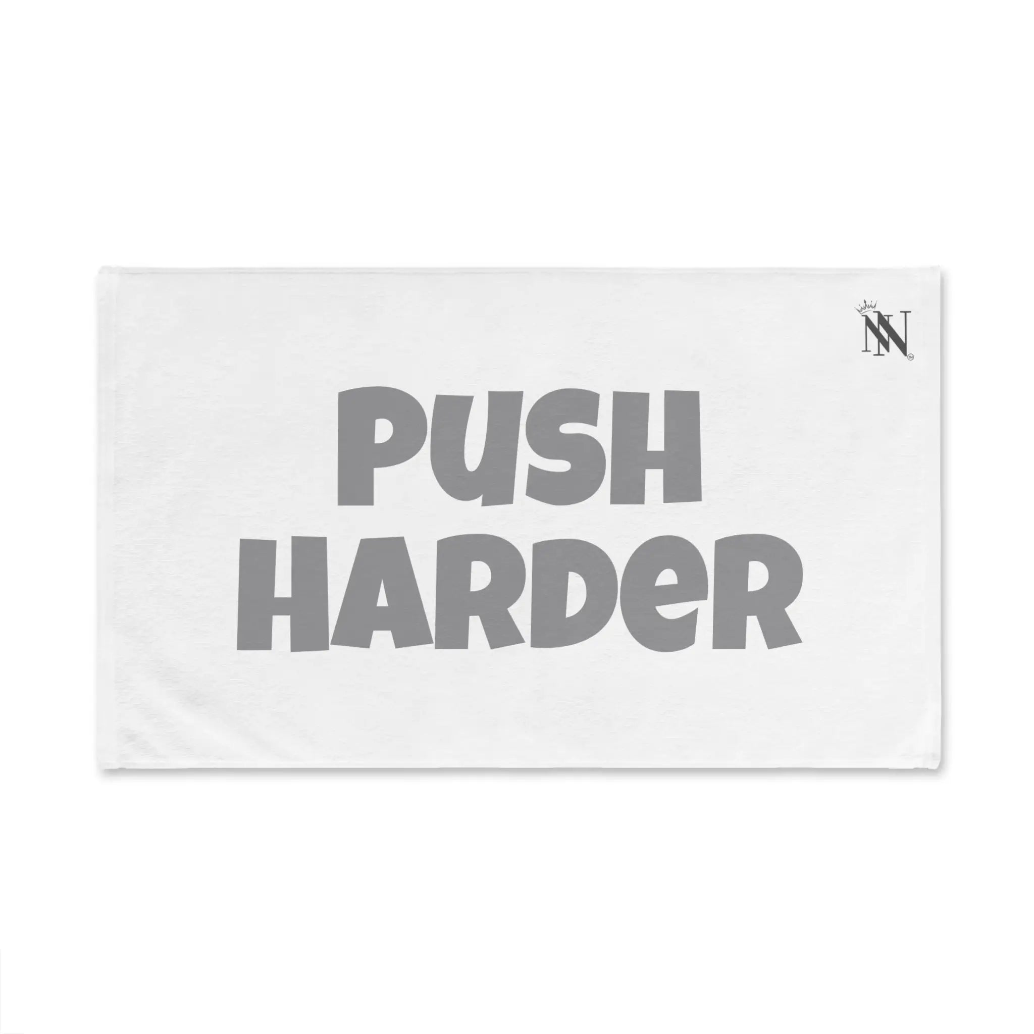 Push Harder Grey | Mix & Match Original Fun-Flirty Lovers’ Towels