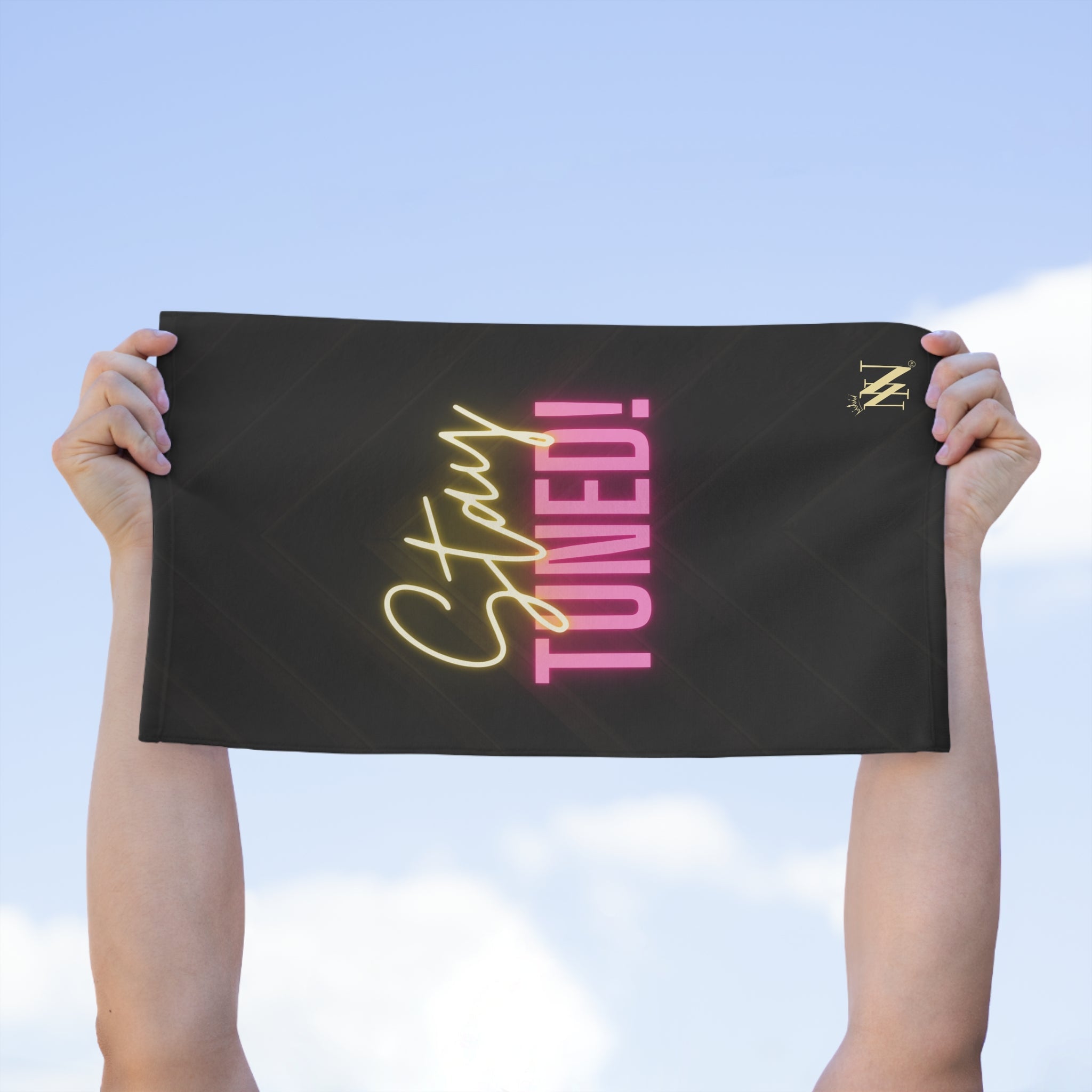 Stay Tuned! Neon Sex Towel