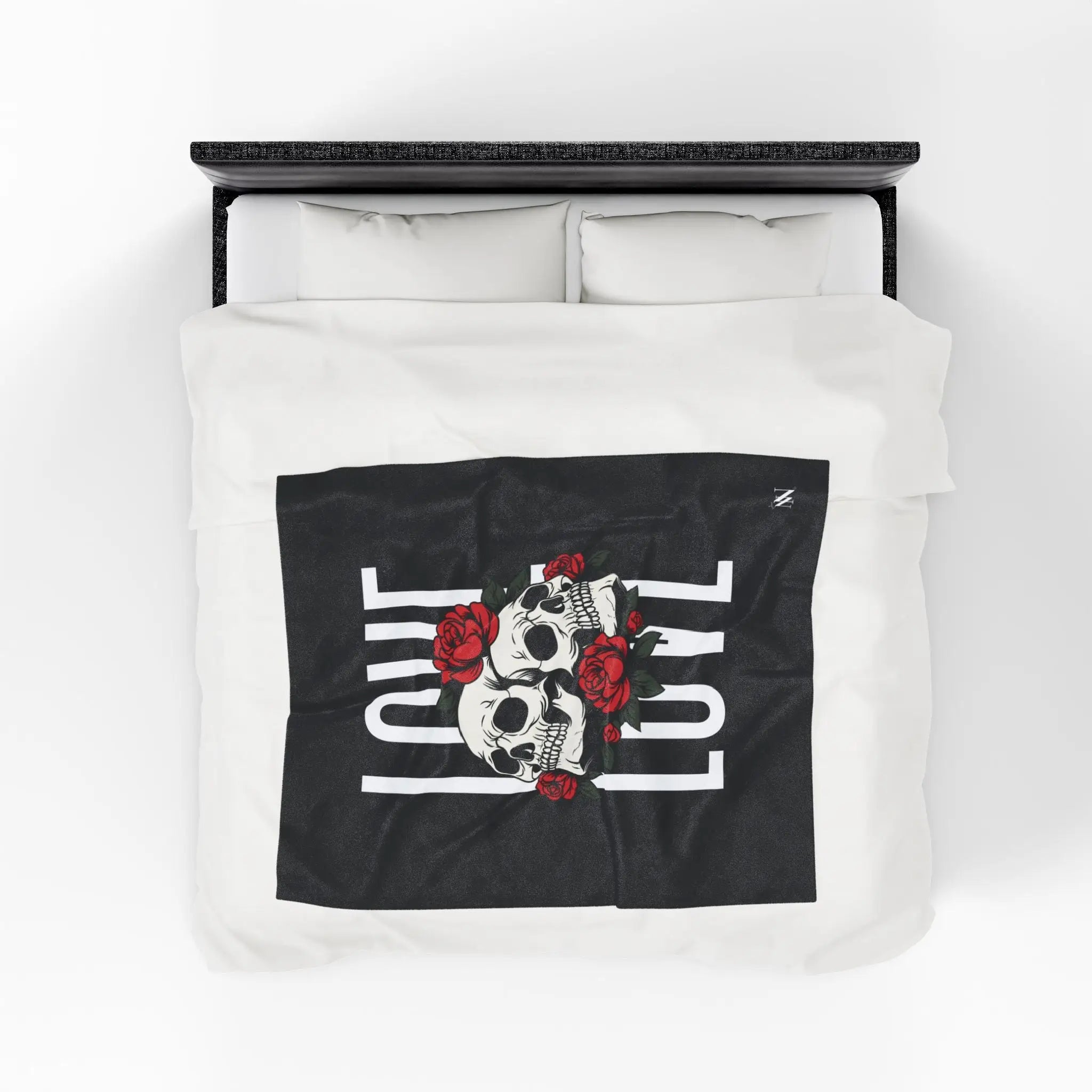 Roses Skulls & Love | Mix & Match Soft Fun-Flirty Lovers’ Blankets