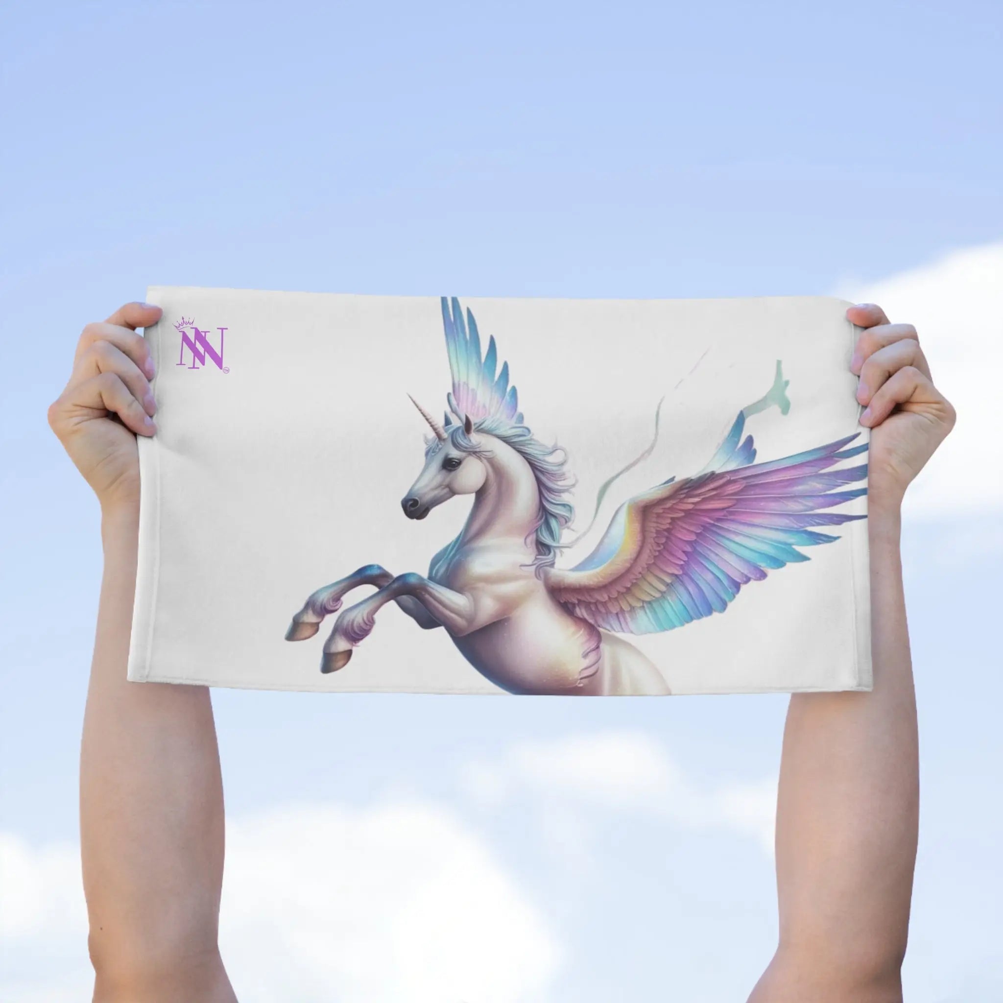 Unicorn with Wings | Mix & Match Soft Fun-Flirty Lovers’ Towels