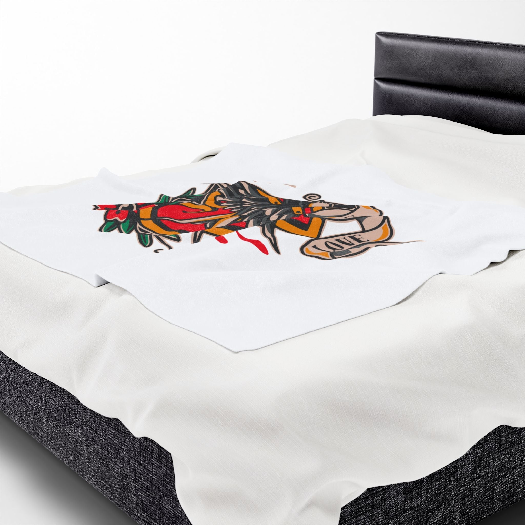 My Love Traditional Tattoo | Mix & Match Soft Fun-Flirty Lovers’ Blankets