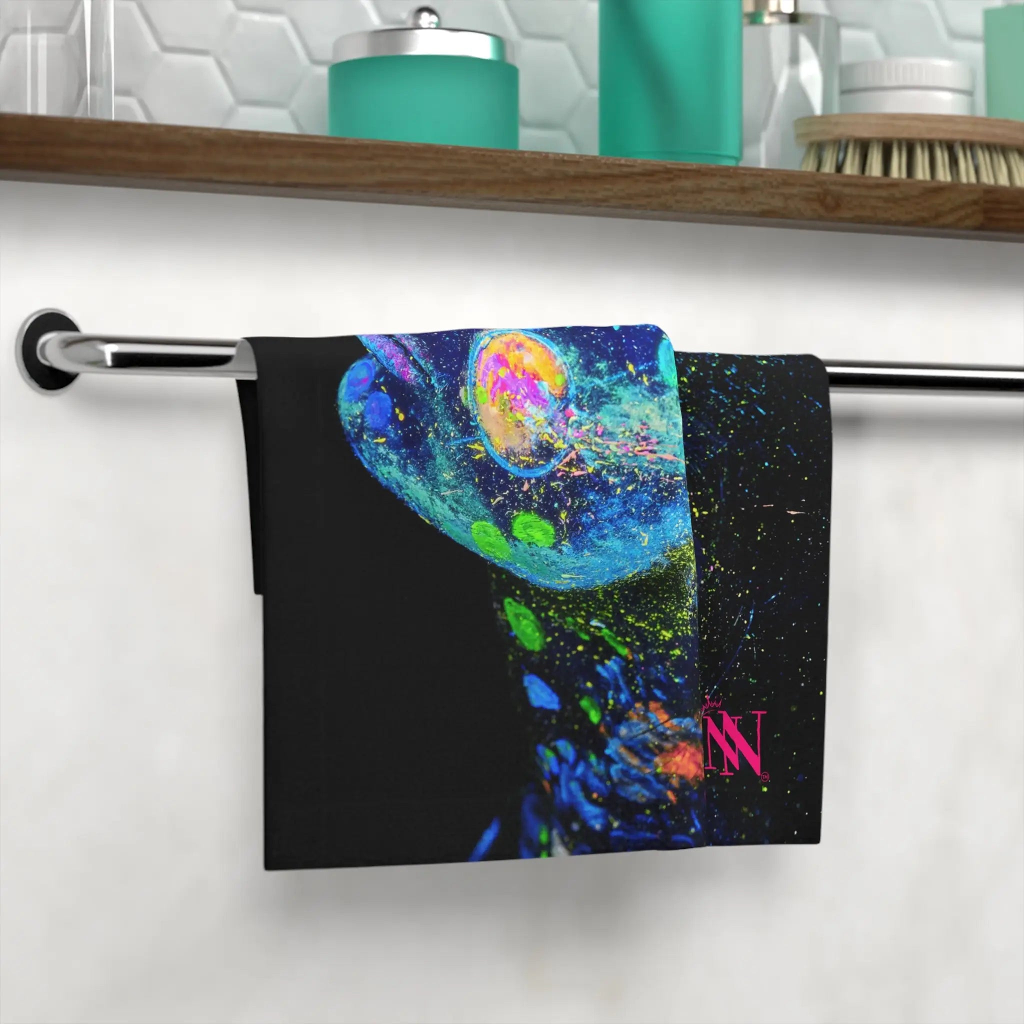 She Glows Blacklight Graphic | Mix & Match Lils’ Fun-Flirty Lovers’ Towels