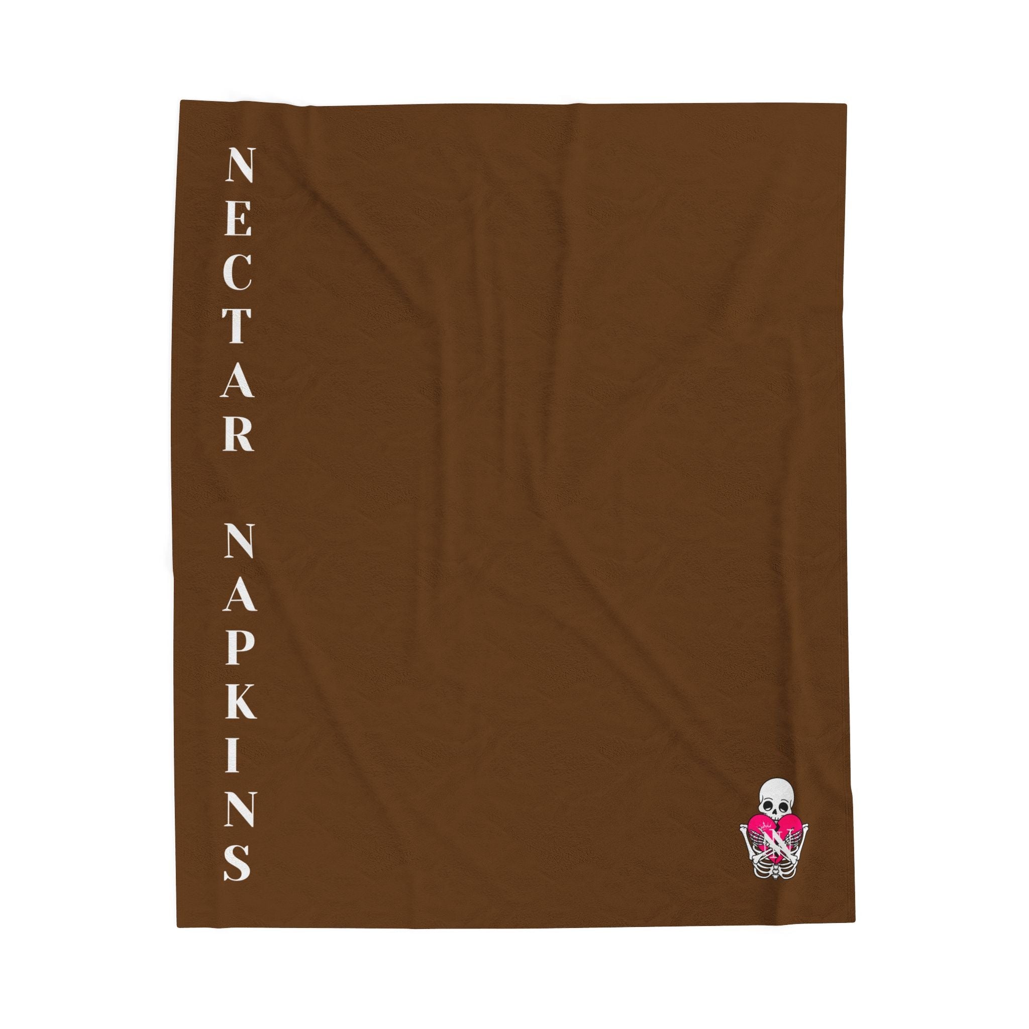 Nectar Napkins Brown Love Blanket