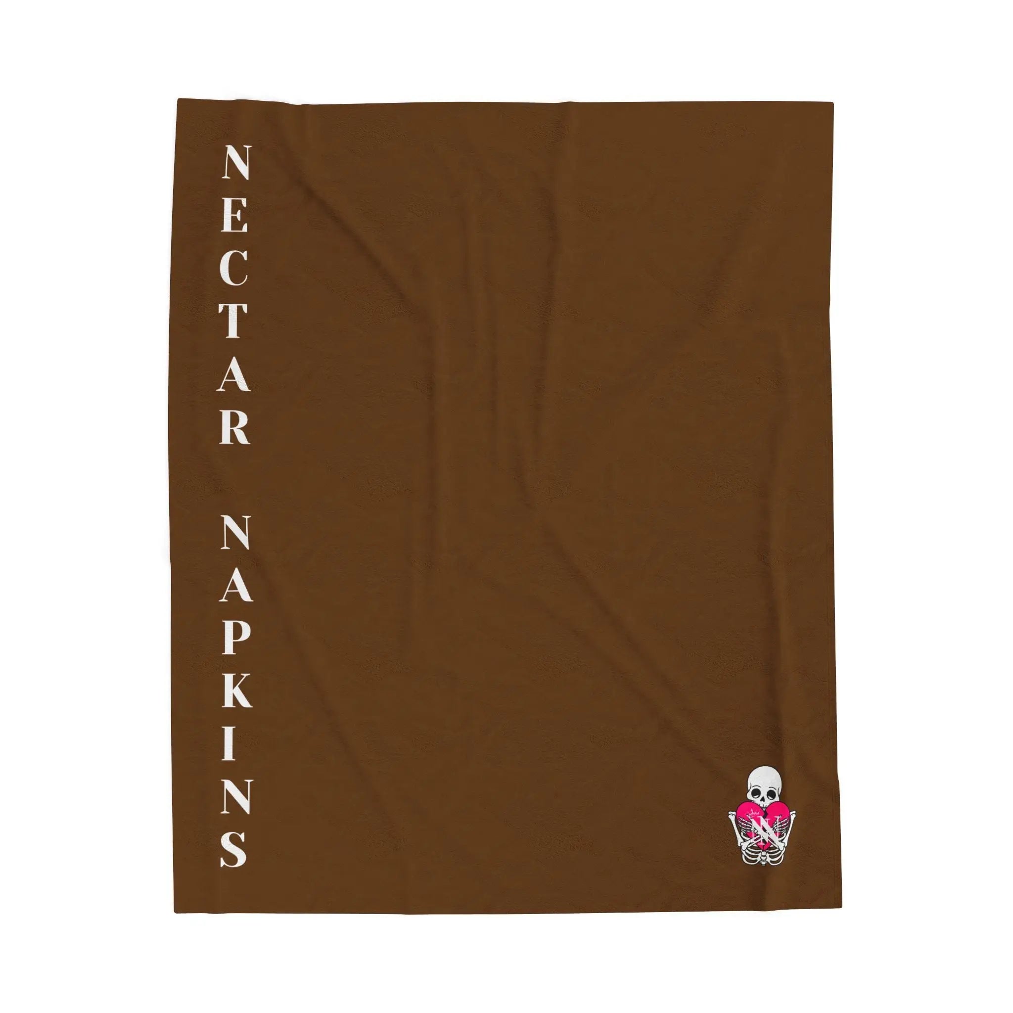 Nectar Napkins Brown Love Blanket