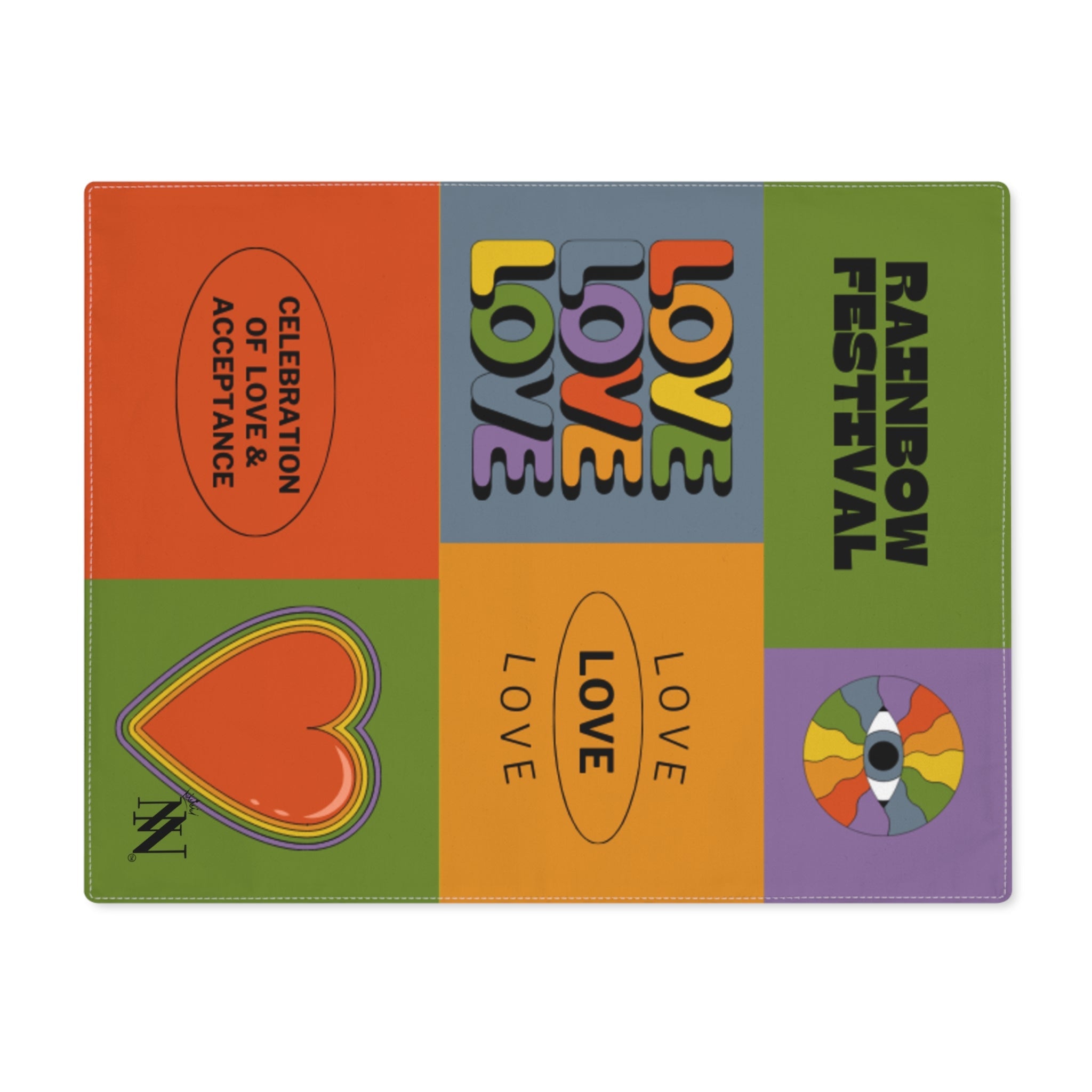 Rainbow Festival | Mix & Match Playful Fun-Flirty Lovers’ Toy Mats