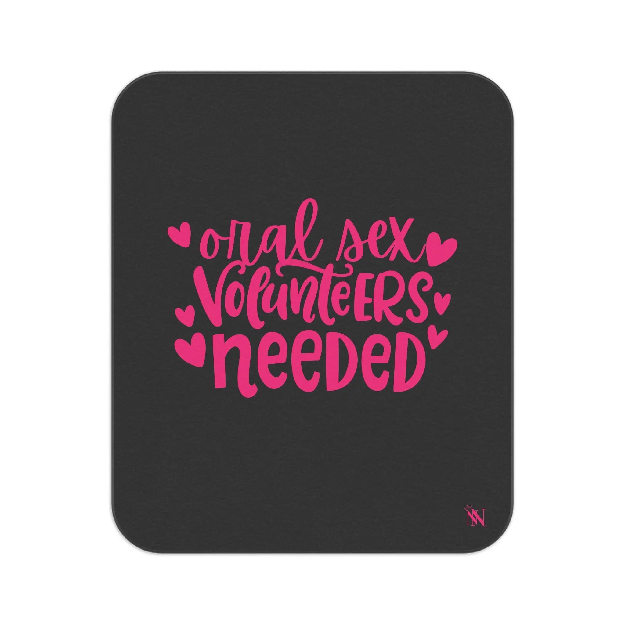 Oral Sex Volunteers Needed | Mix Match Fun-Flirty Lovers’ Water-Resistant Blankets