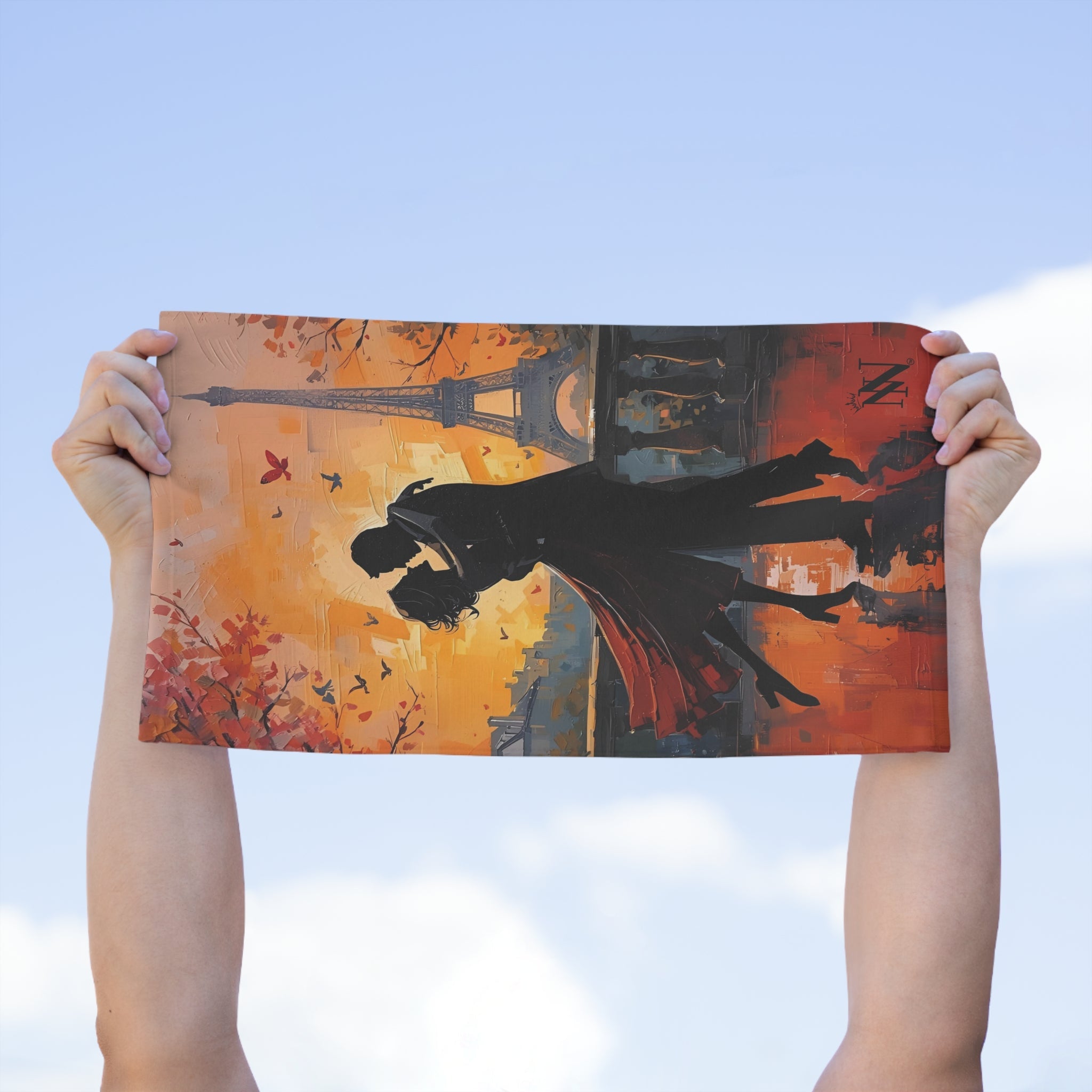 Sweep Me off My Feet Graphic | Mix & Match Soft Fun-Flirty Lovers’ Towels