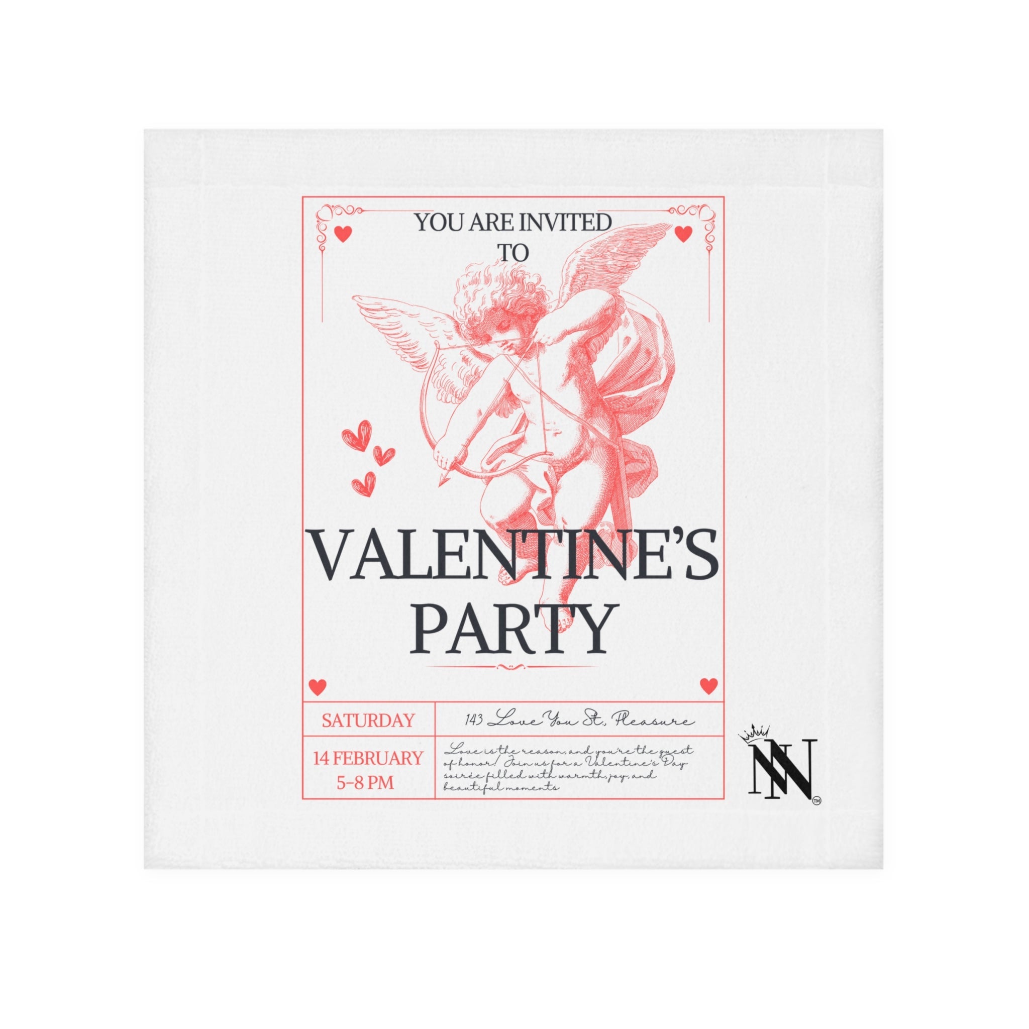 Valentine’s Party | Mix & Match Lils’ Fun-Flirty Lovers’ Towels