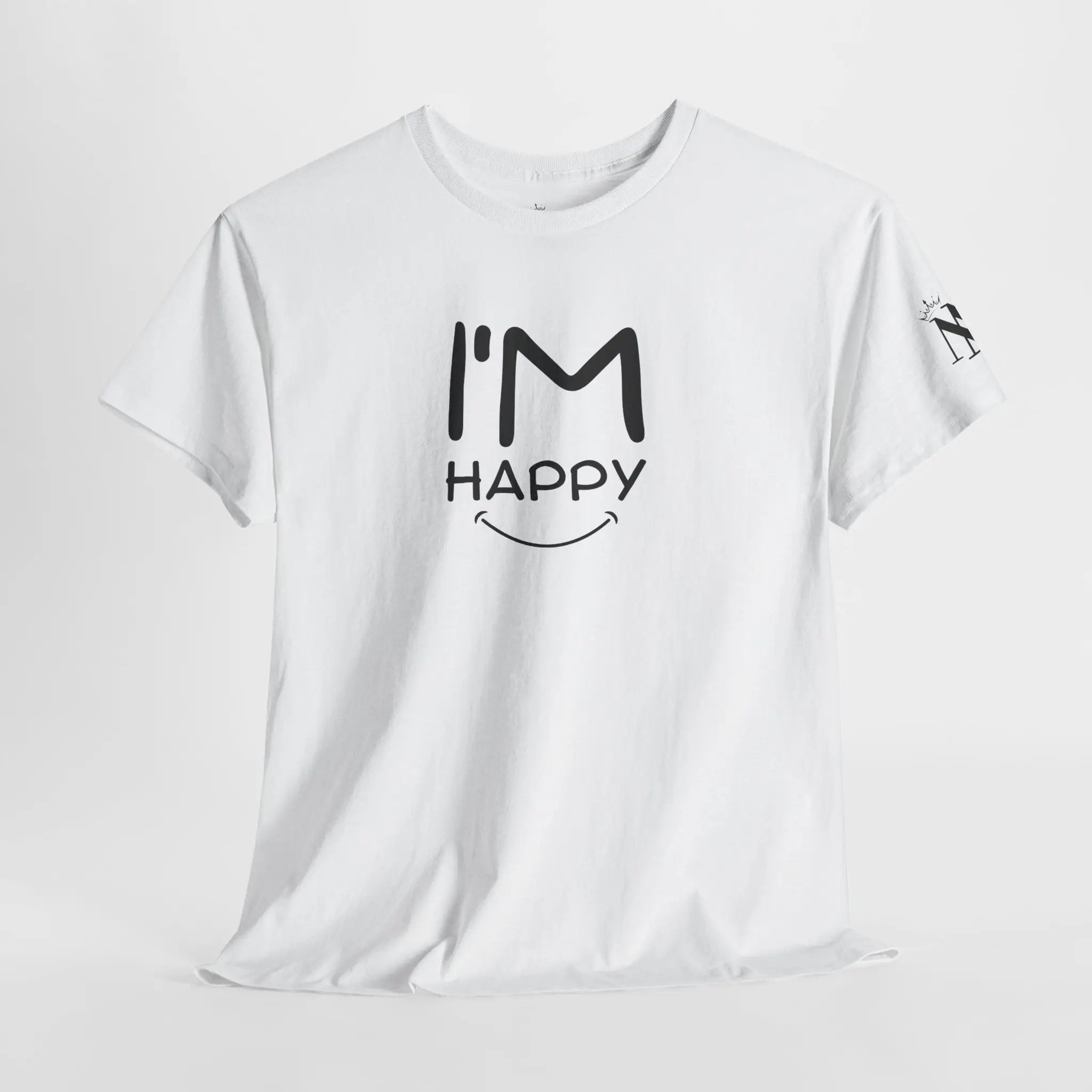 I’m Happy Smile | Mix & Match Cotton Unisex Fun-Flirty Lovers’ T-Shirts