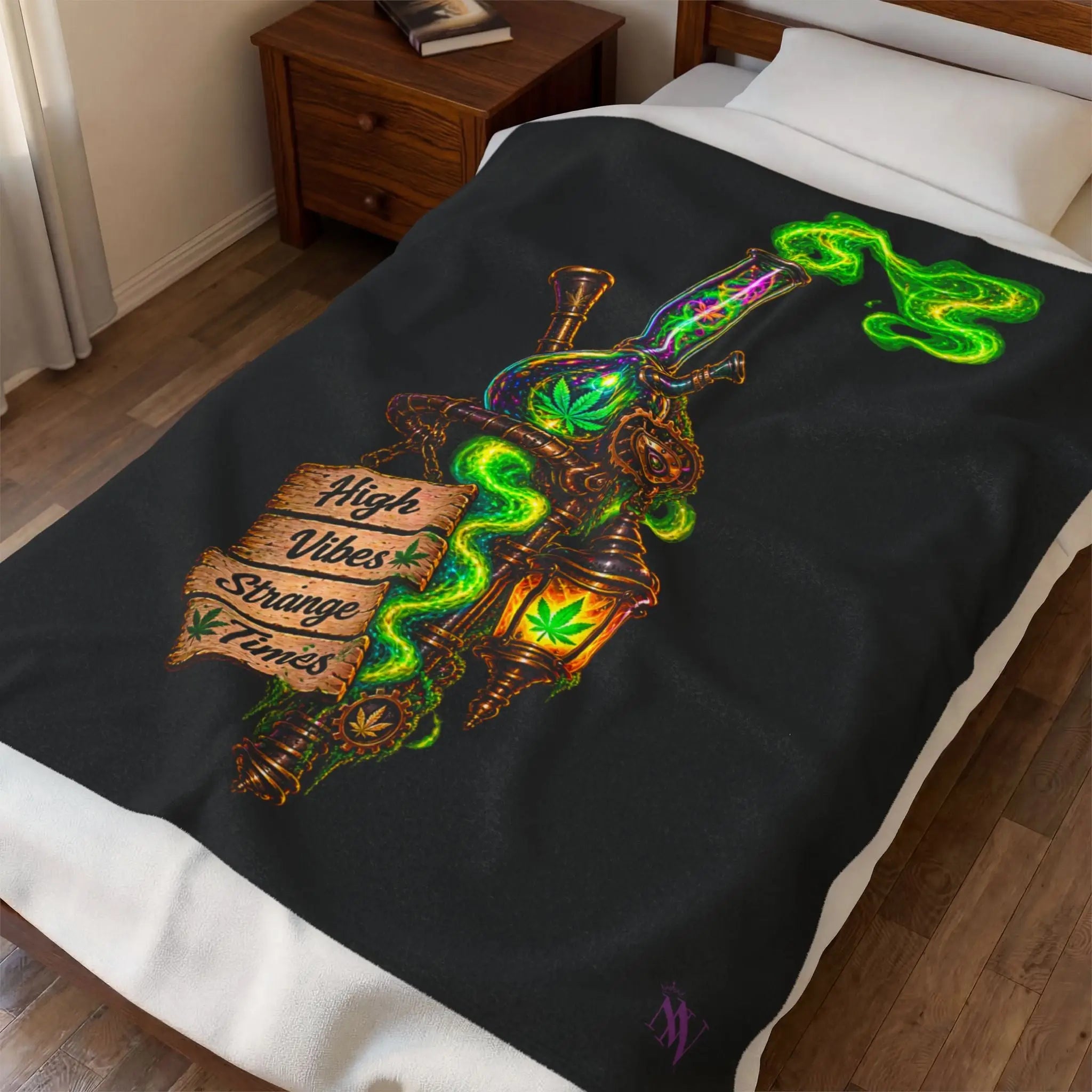 High Vibes Strange Times Lovers’ Blanket