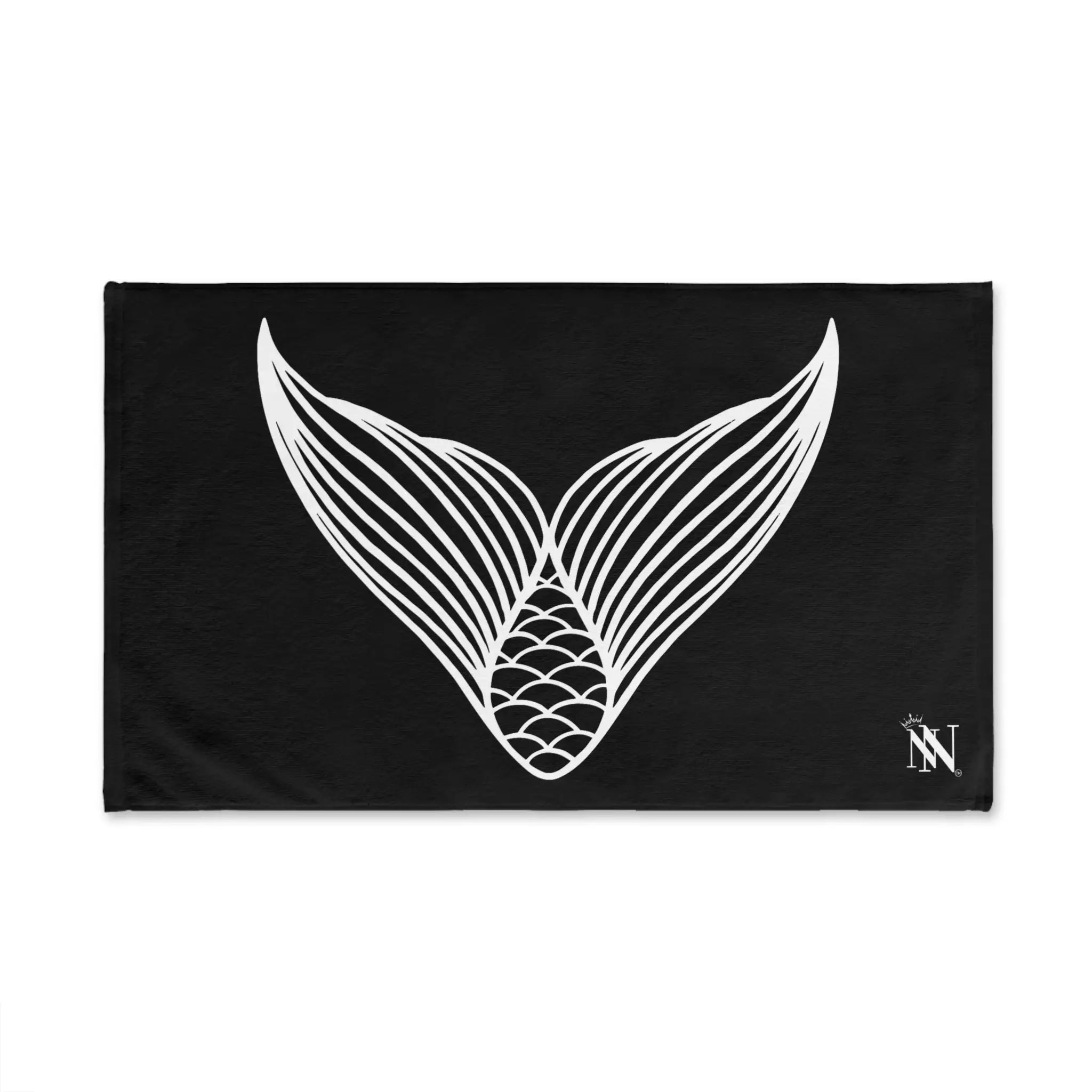 Mermaid Tail Black Cum Towel