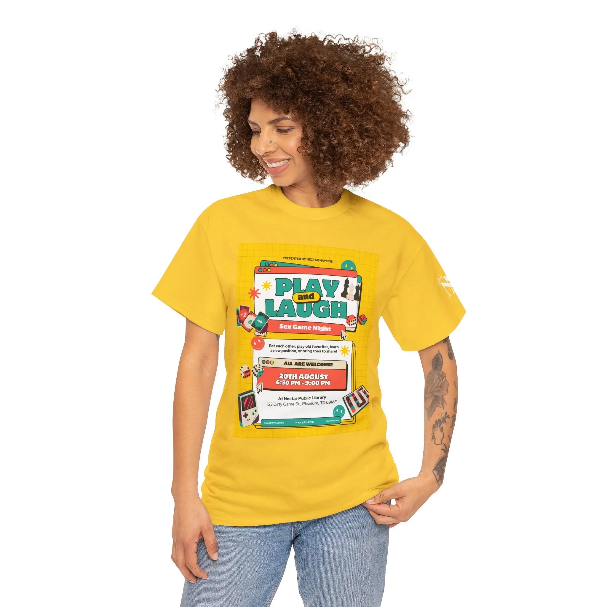 Sex Game Night | Mix & Match 100% Cotton Unisex Fun-Flirty Lovers’ Tees