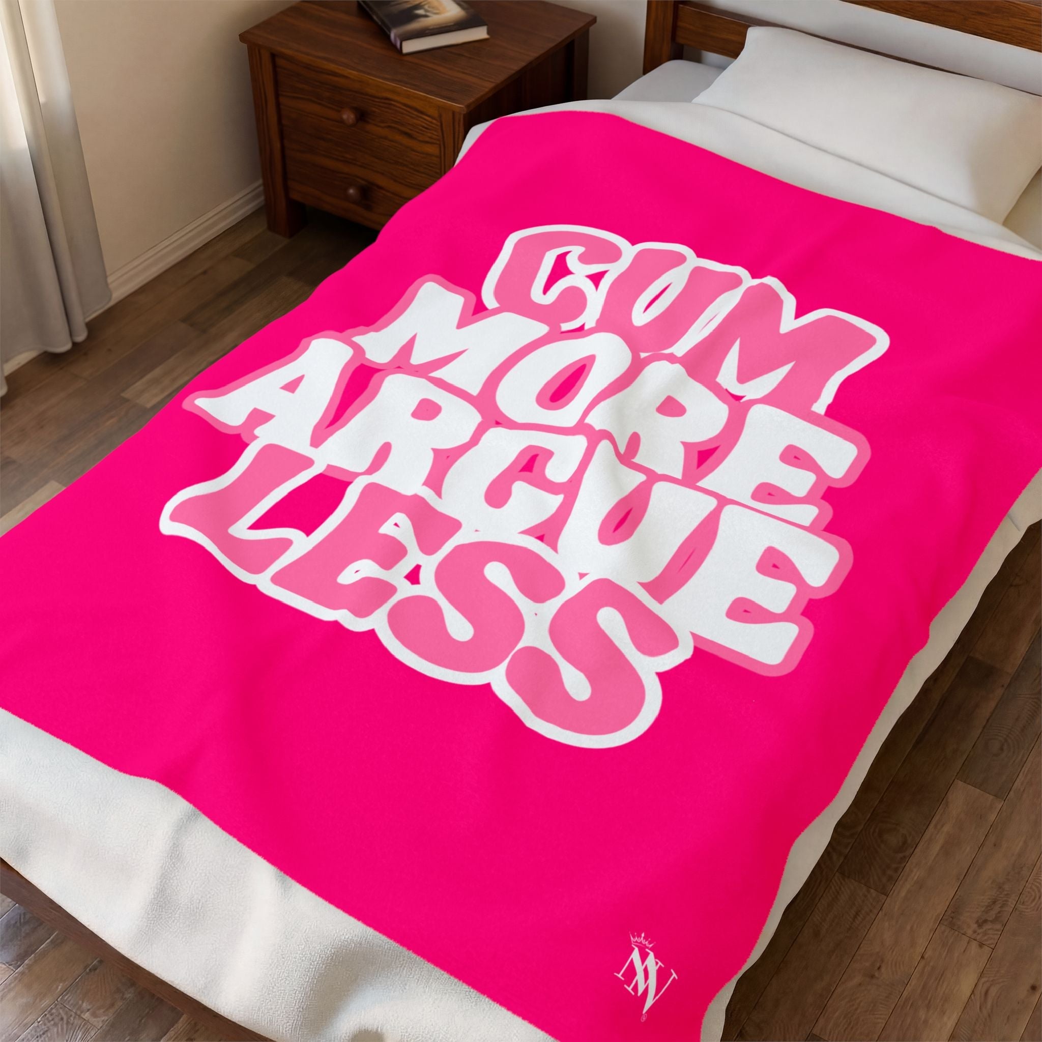 Cum More Argue Less Romantic Lovers Gifts Blanket