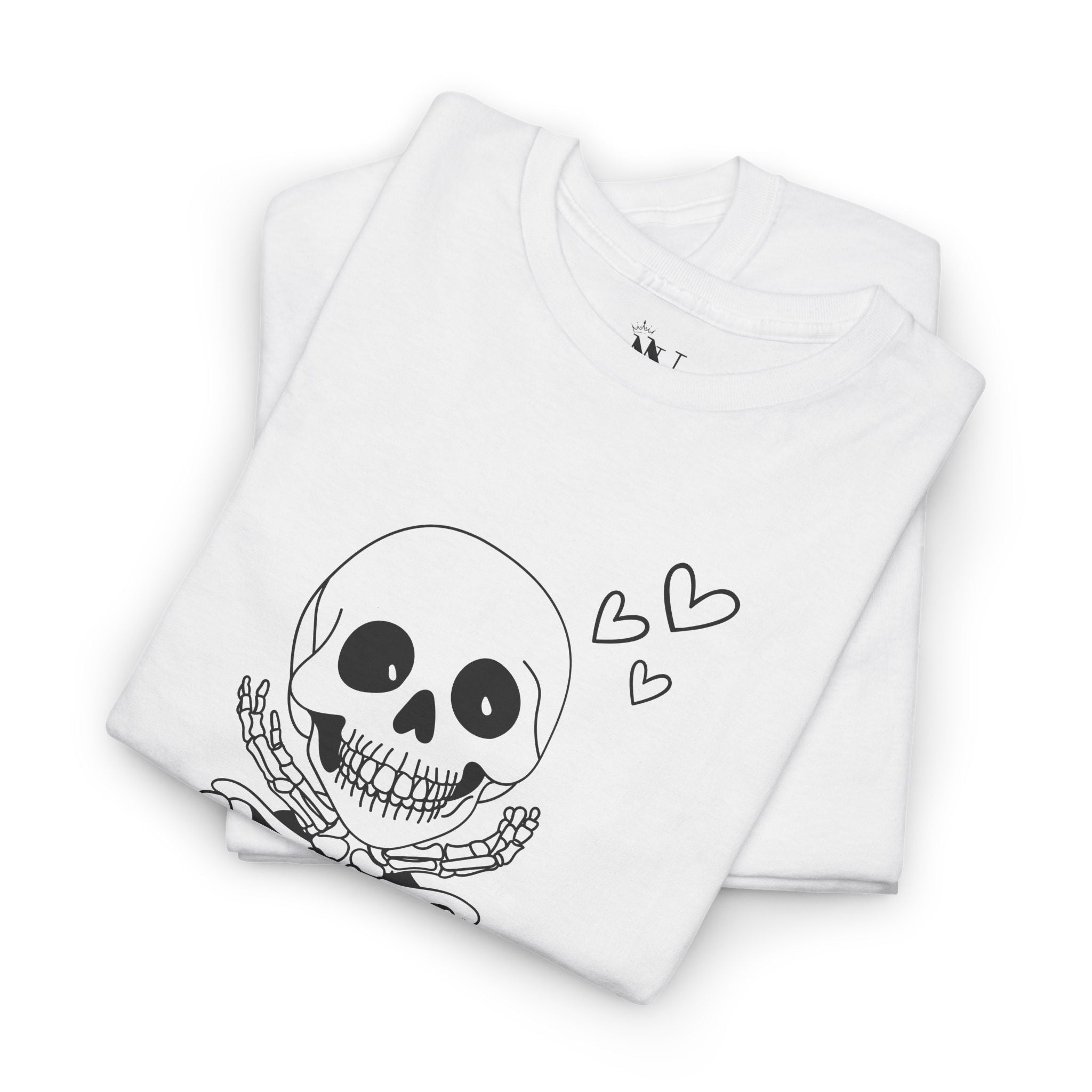 So In Love Skeleton | Mix & Match Cotton Unisex Fun-Flirty Lovers’ T-Shirts
