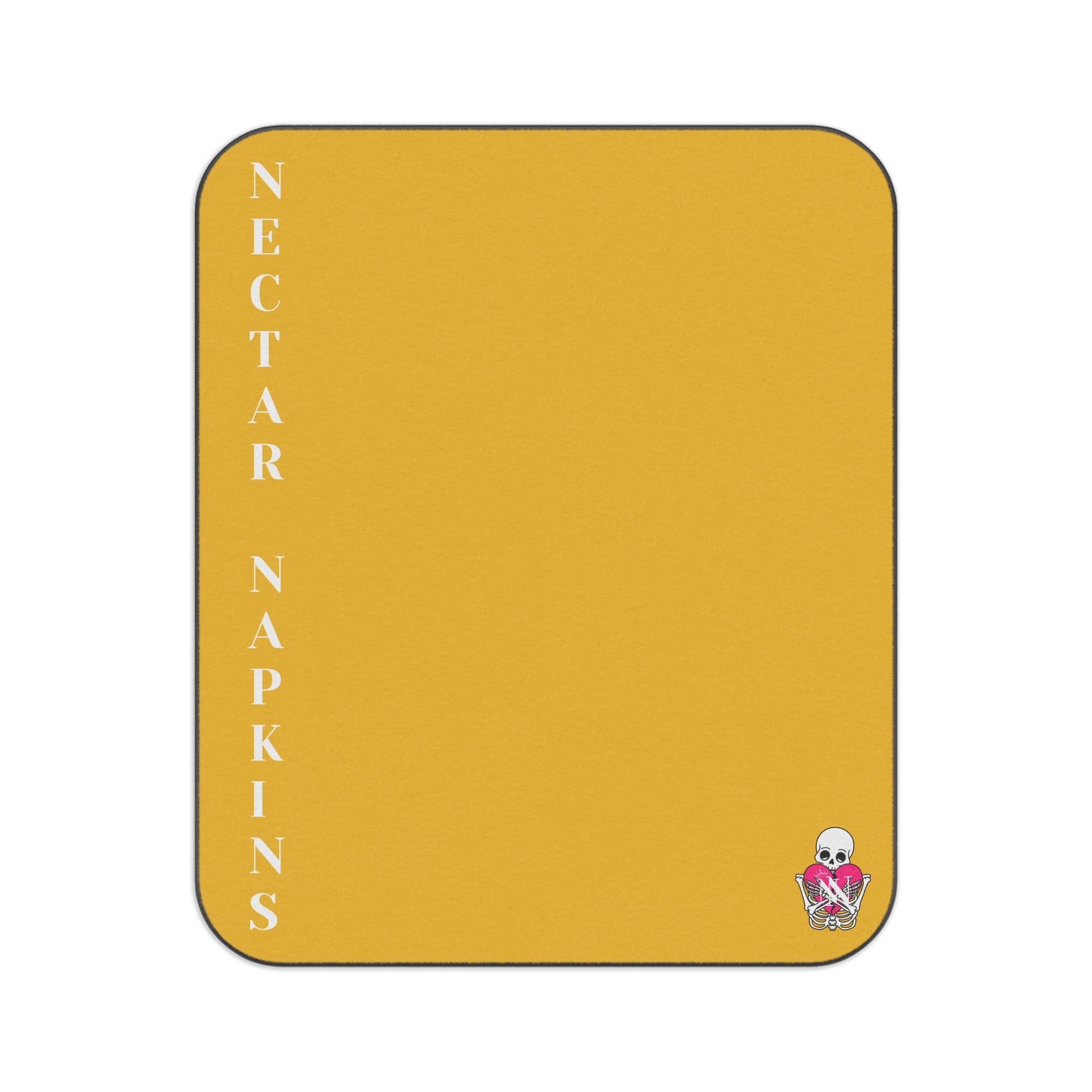 Nectar Napkins Brand Yellow Water-Resistant Sex Blanket