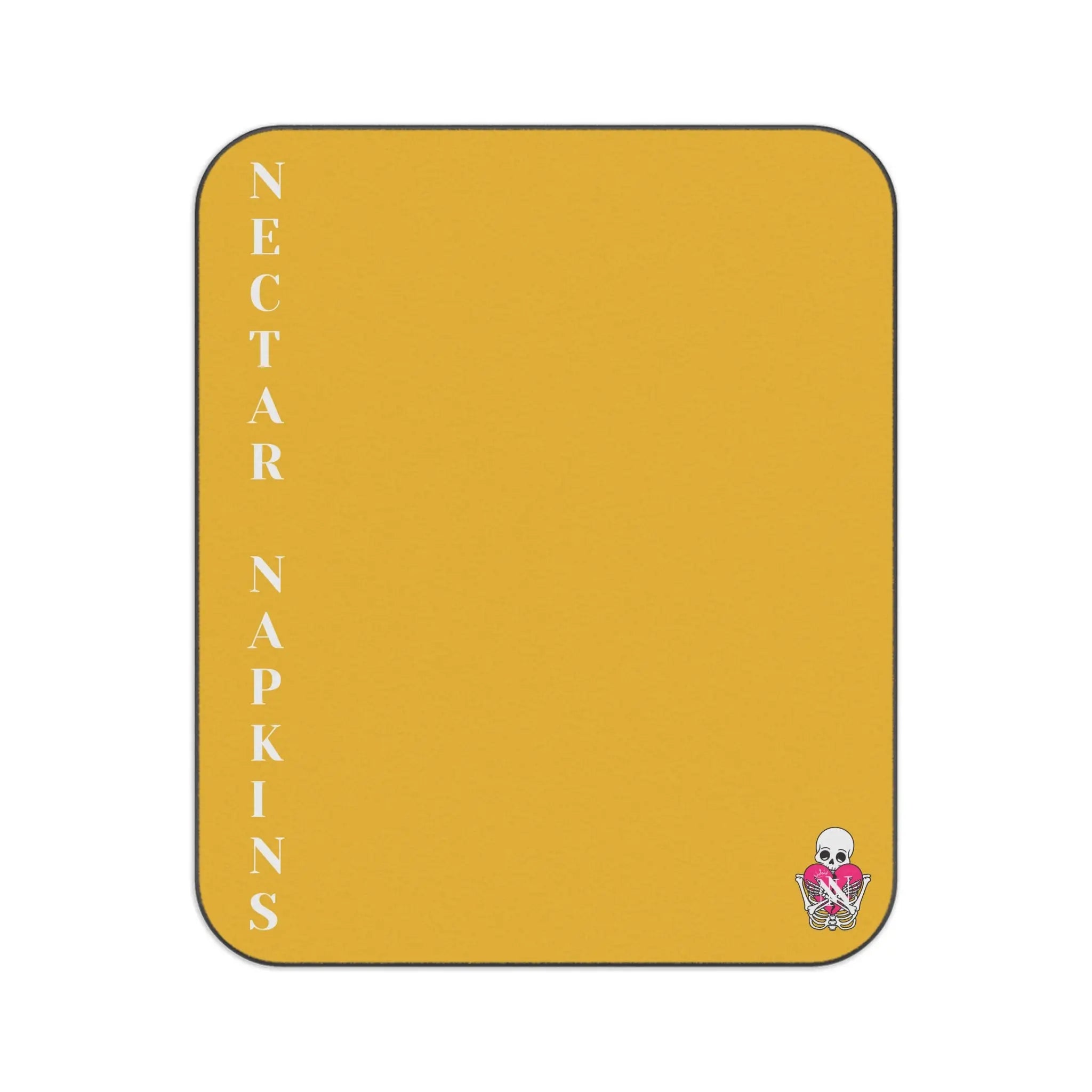 Nectar Napkins Brand Yellow Water-Resistant Sex Blanket