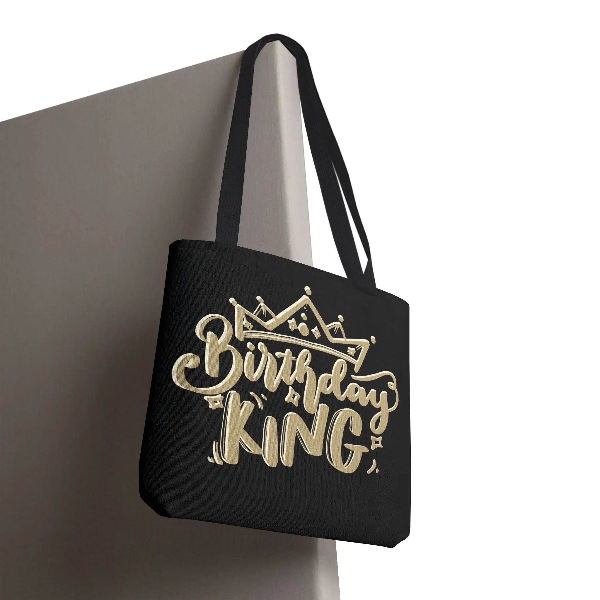 Gold Crown Birthday King | Mix & Match Fun-Flirty Lovers’ Totes