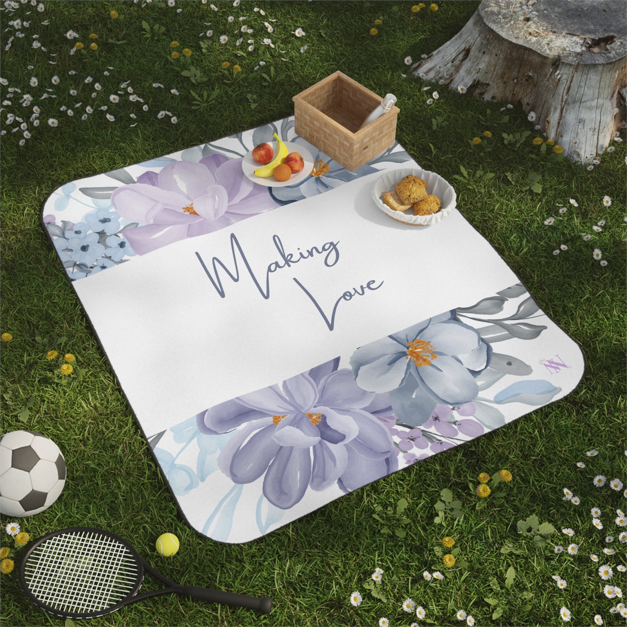 Making Love Floral | Mix Match Fun-Flirty Lovers’ Water-Resistant Blankets