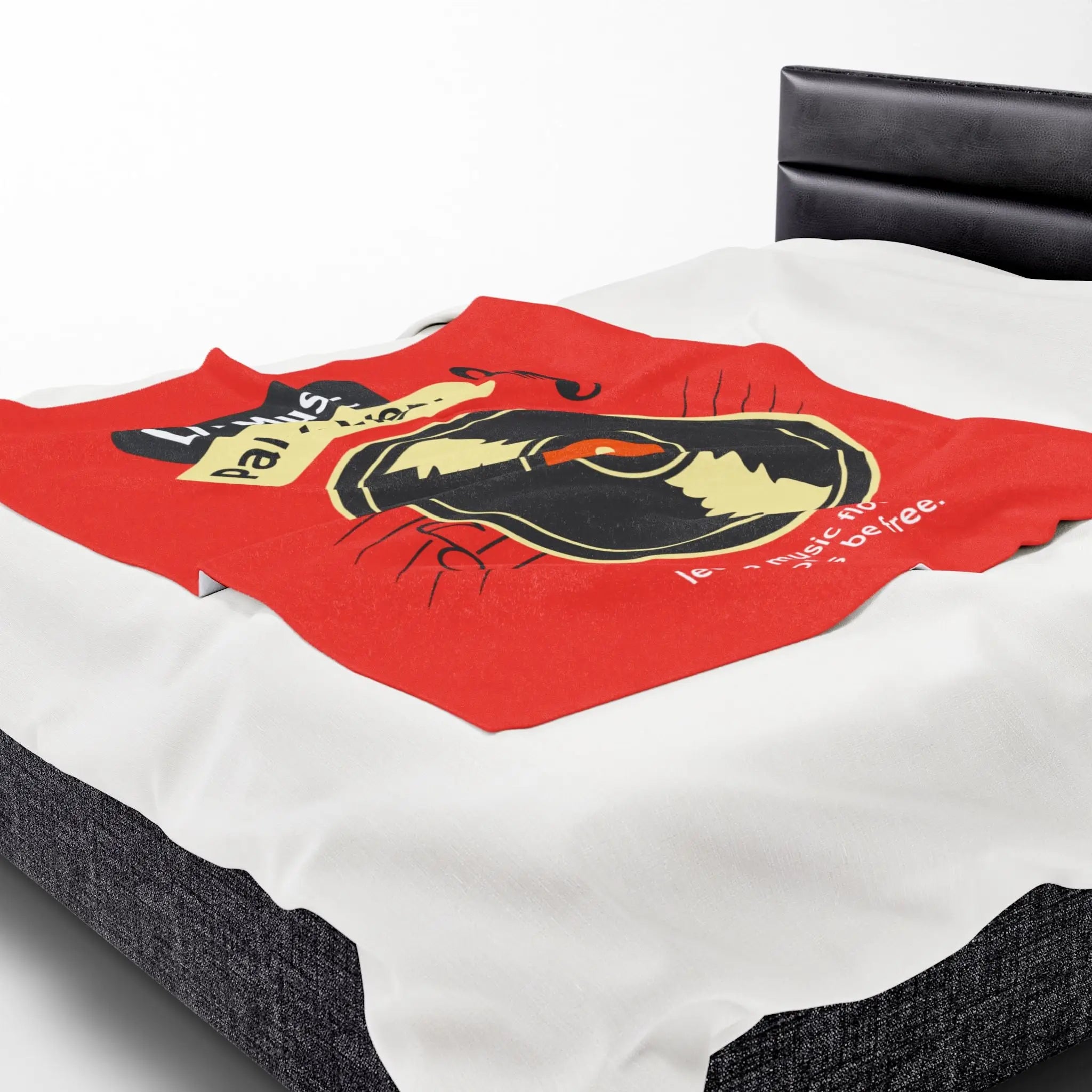 Let the Music Flow Lovers’ Silky Soft Blanket