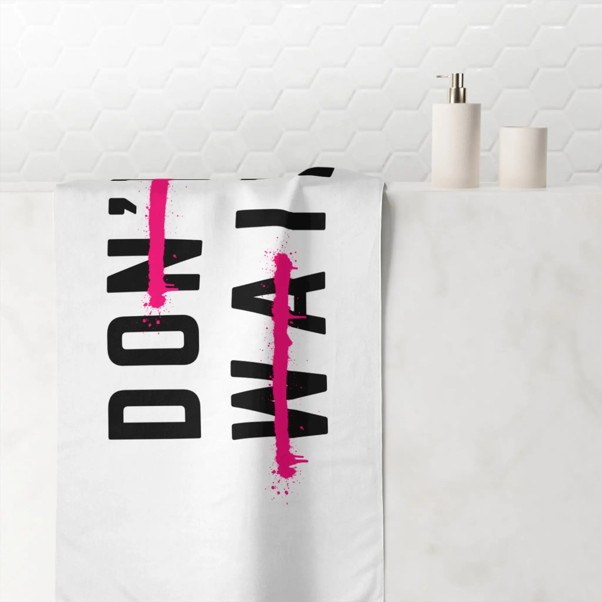 Do It Don’t Wait | Mix & Match XL Fun-Flirty Lovers’ Towels