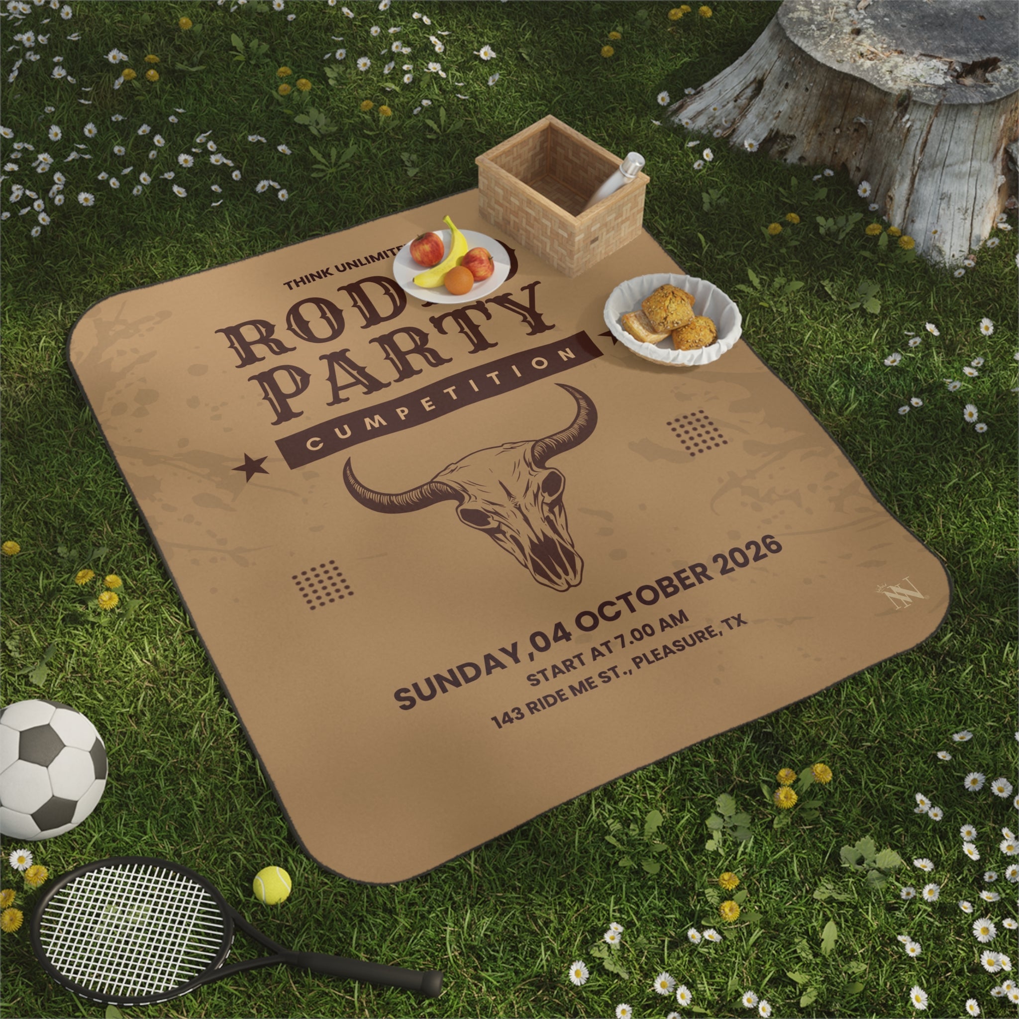 Rodeo Party Cumpetition | Mix Match Fun-Flirty Lovers’ Water-Resistant Blankets