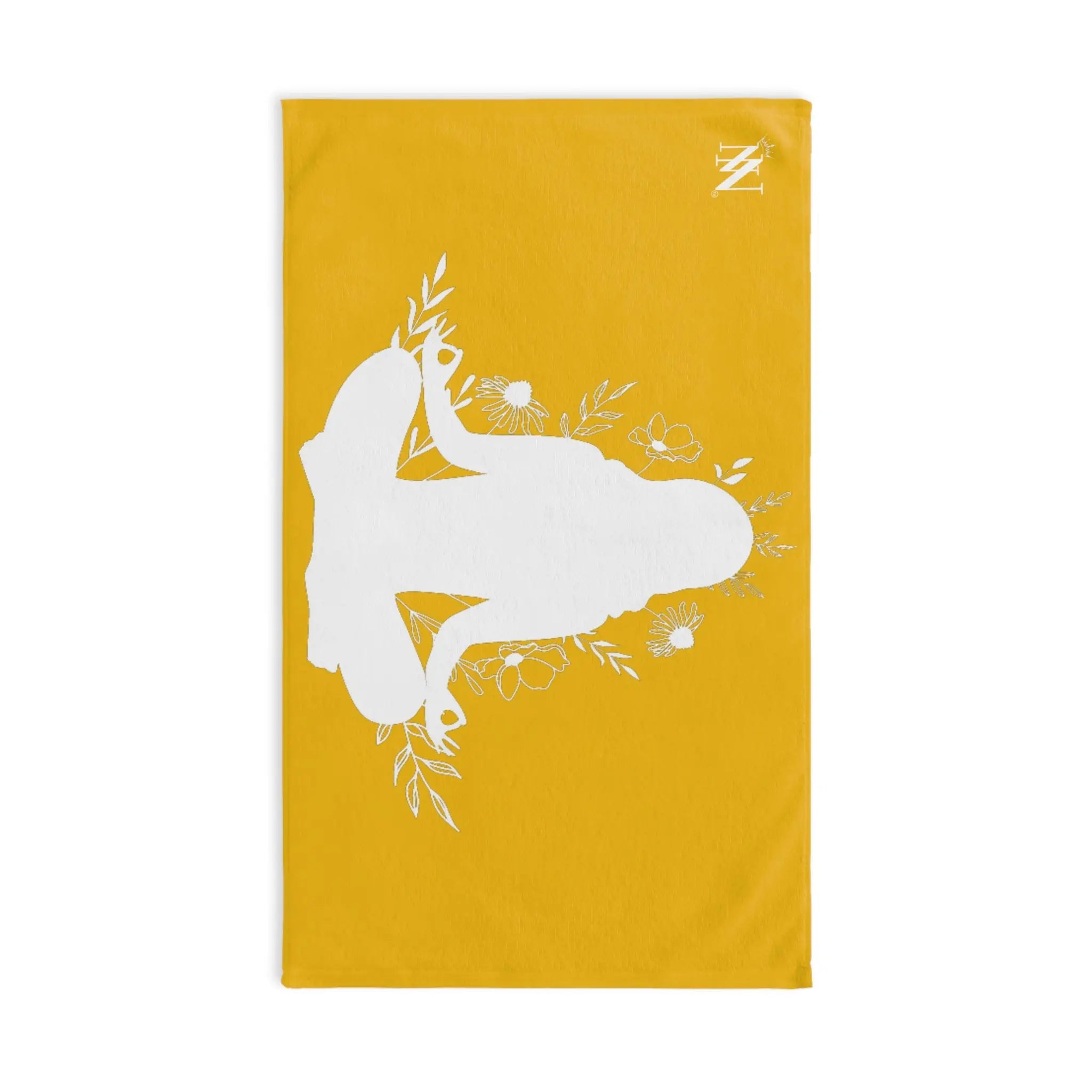 Yoga Meditation Yellow Cum Towel