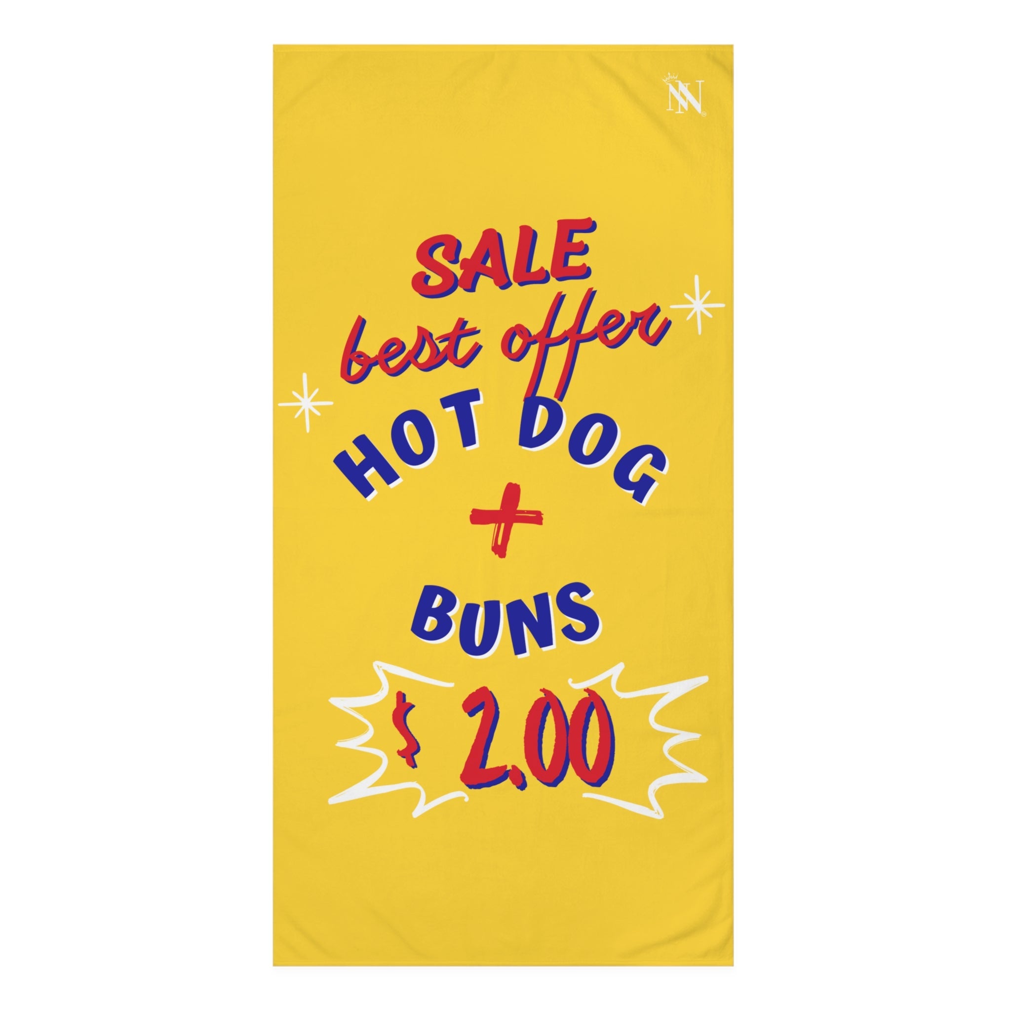 Hot Dog + Buns | Mix & Match XL Fun-Flirty Lovers’ Towels