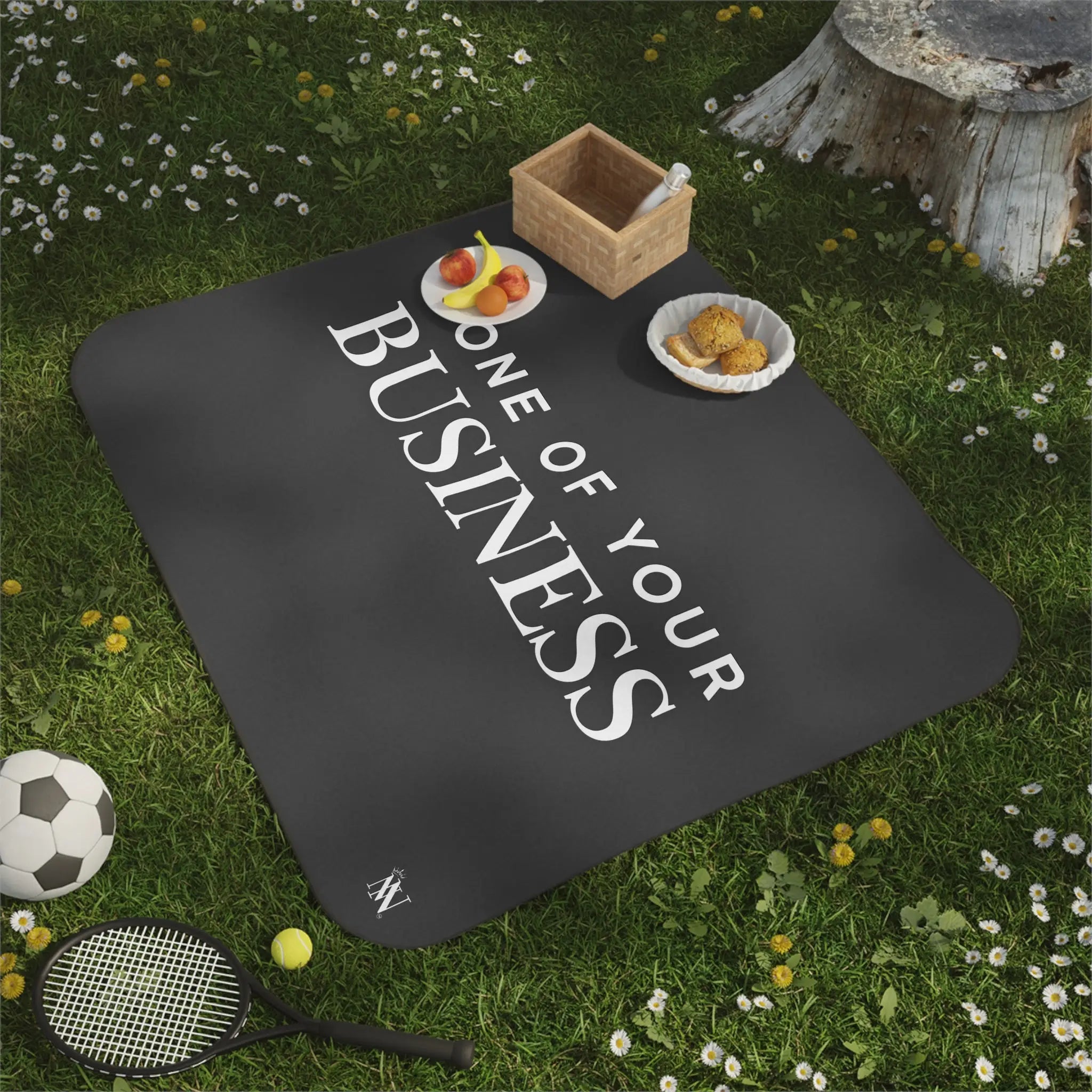 None of Your Business | Mix Match Fun-Flirty Lovers’ Water-Resistant Blankets