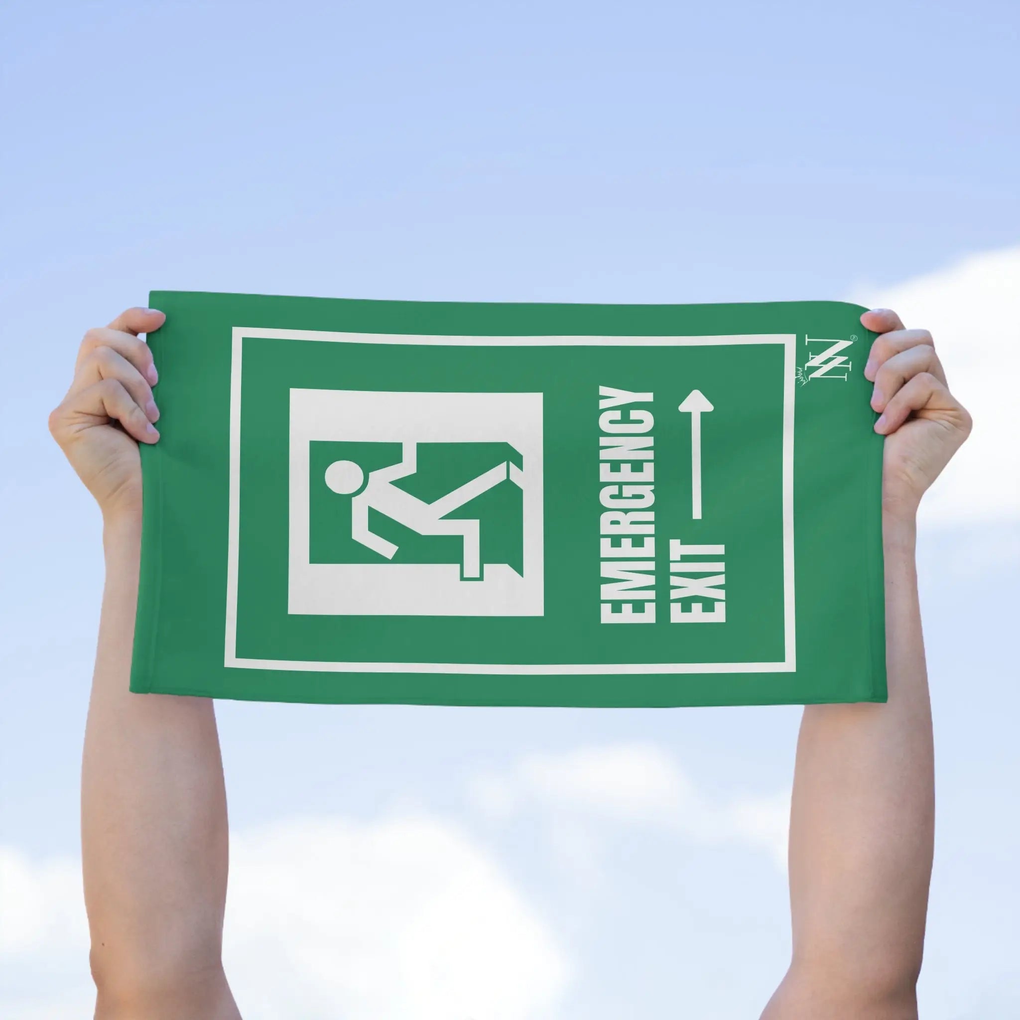 Emergency Exit | Mix & Match Soft Fun-Flirty Lovers’ Towels
